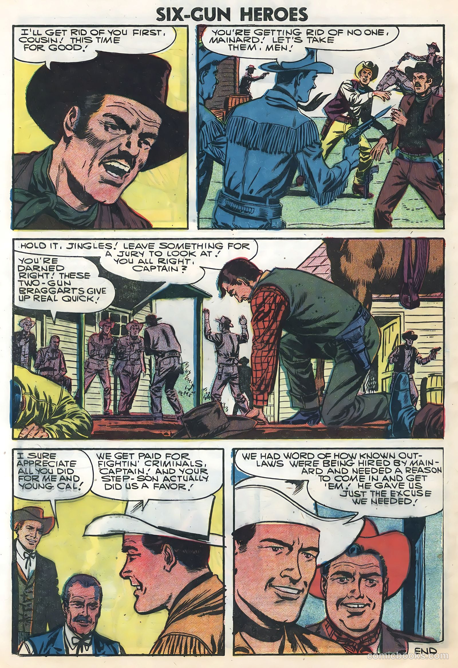 Six-Gun Heroes #41 (1957) — page 8 of 36
