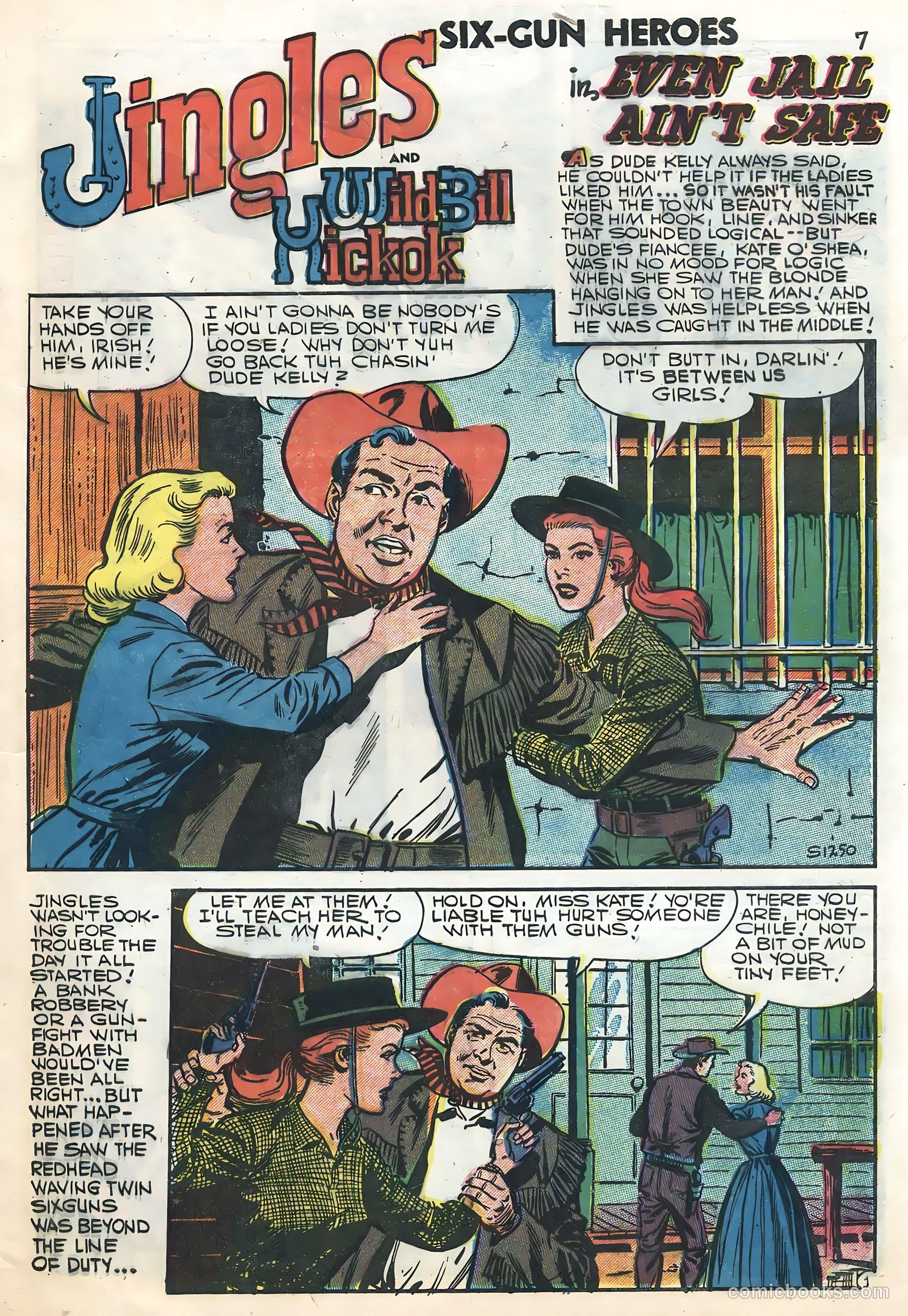 Six-Gun Heroes #41 (1957) — page 9 of 36