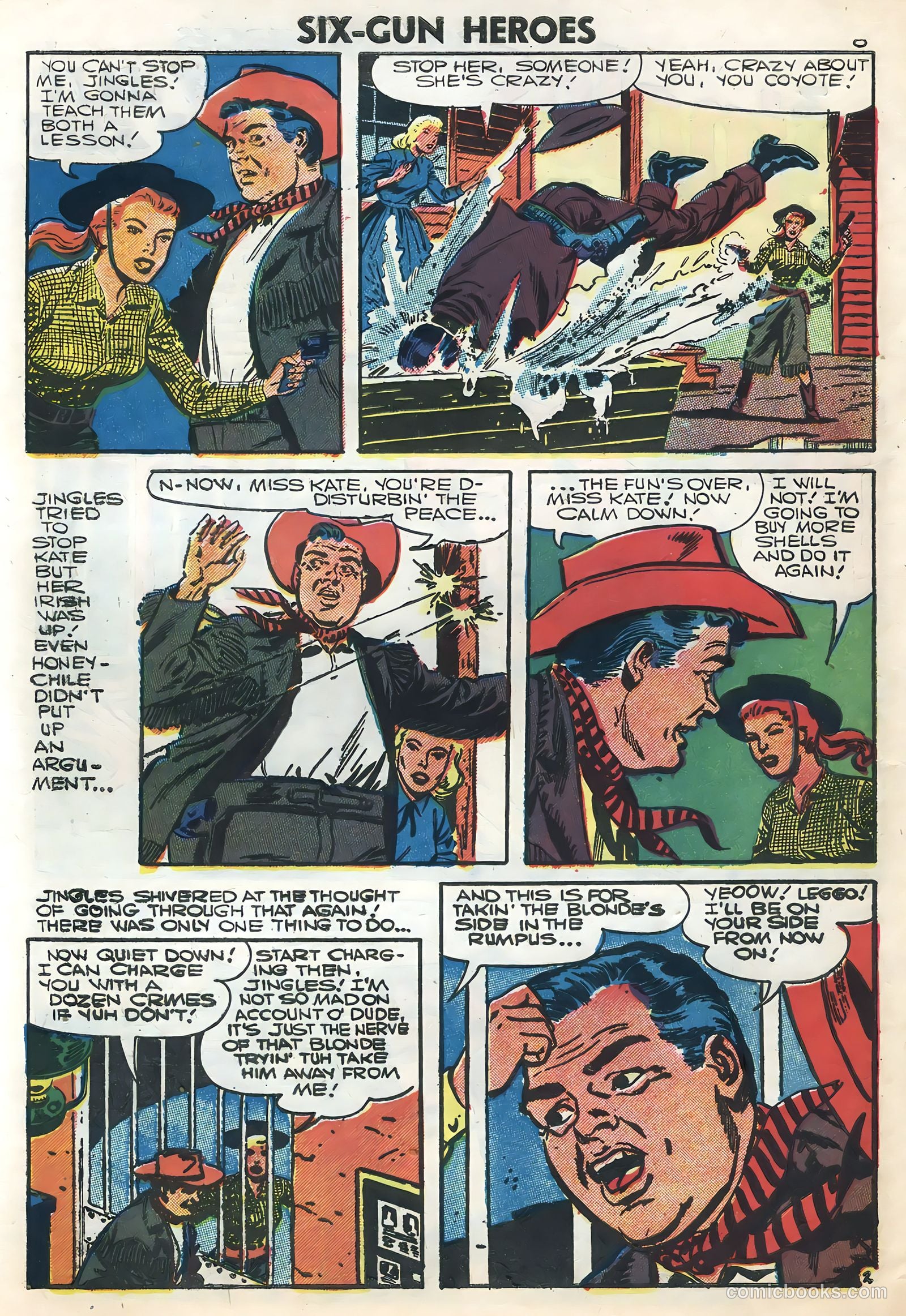 Six-Gun Heroes #41 (1957) — page 10 of 36
