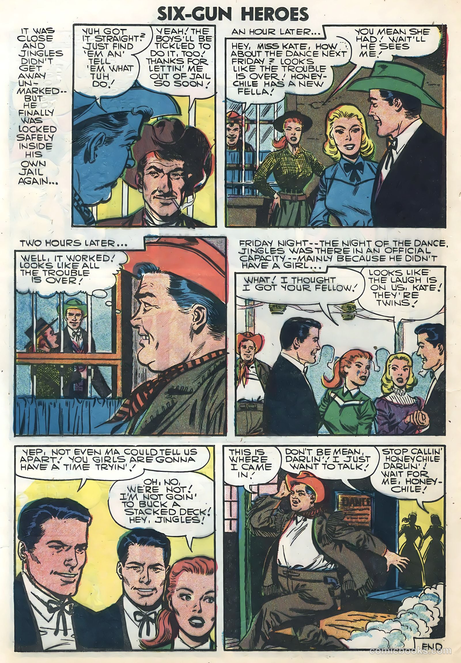 Six-Gun Heroes #41 (1957) — page 12 of 36