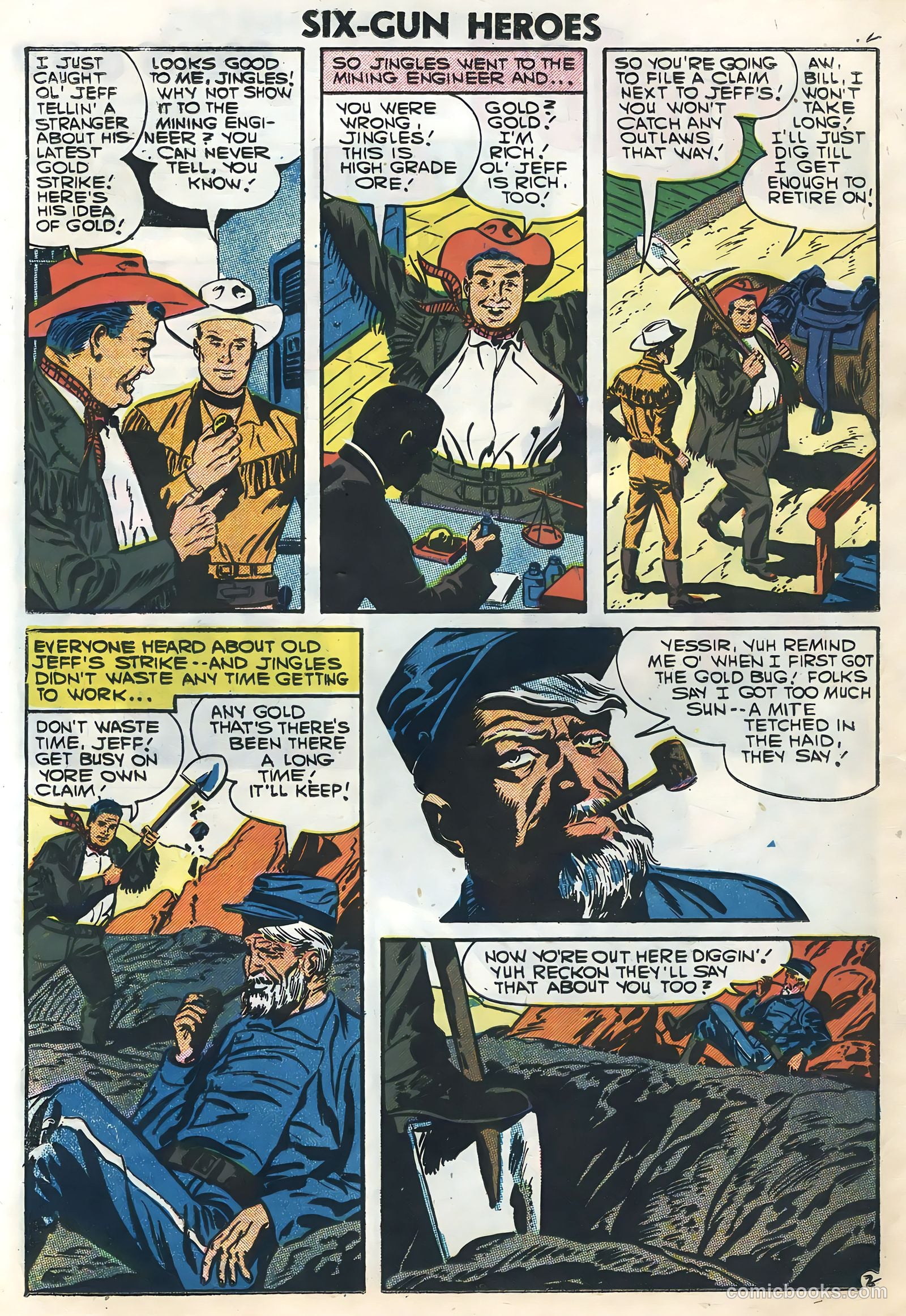 Six-Gun Heroes #41 (1957) — page 14 of 36