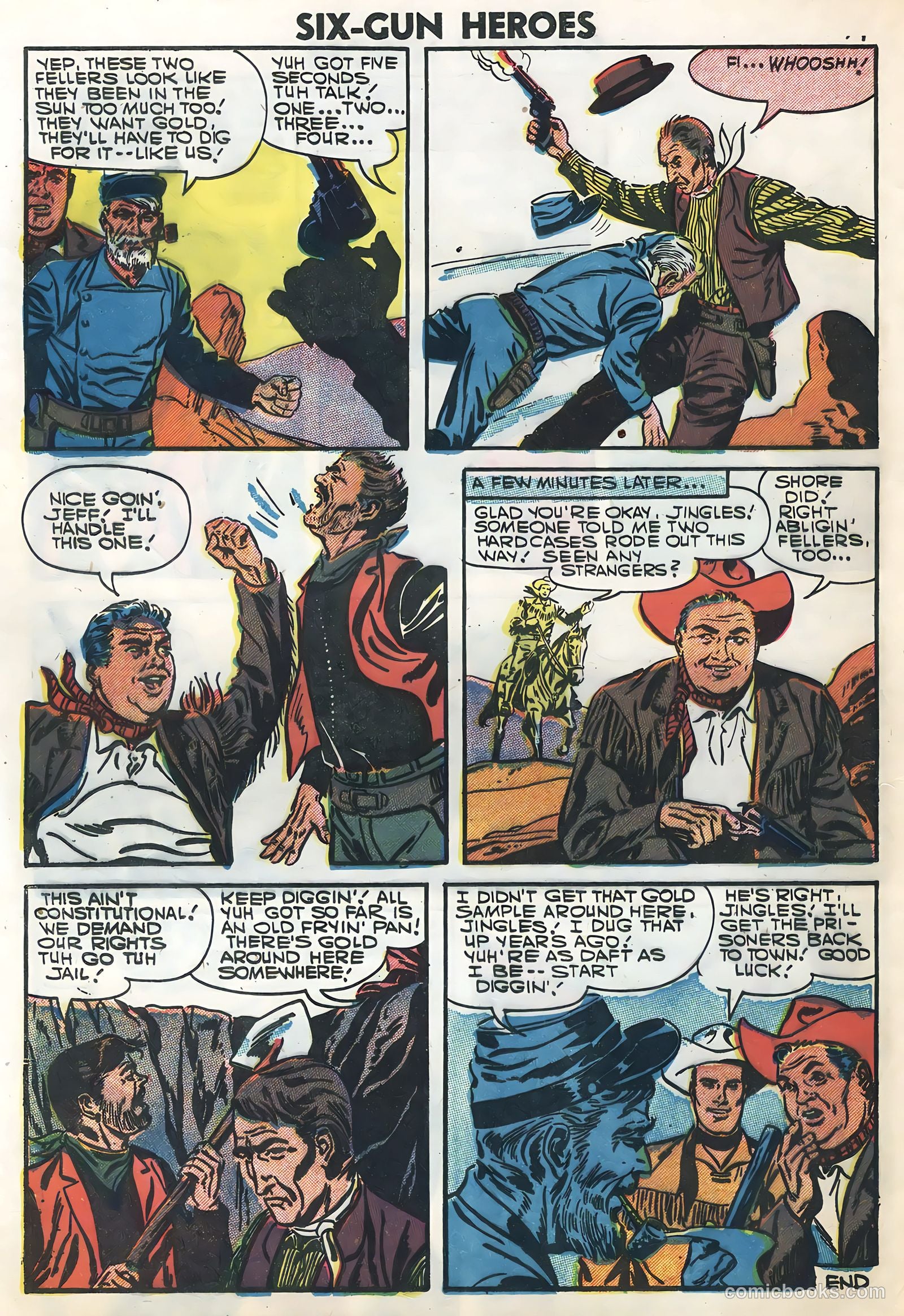 Six-Gun Heroes #41 (1957) — page 16 of 36