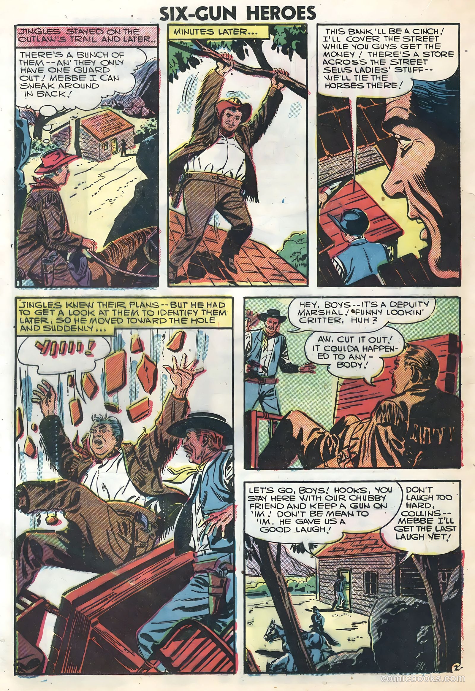 Six-Gun Heroes #41 (1957) — page 20 of 36