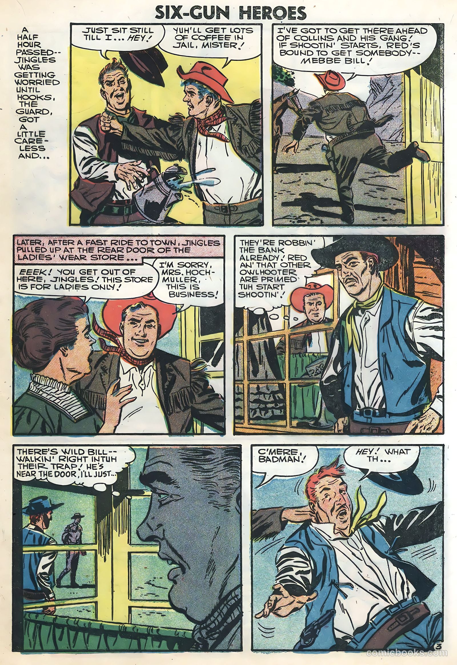 Six-Gun Heroes #41 (1957) — page 21 of 36