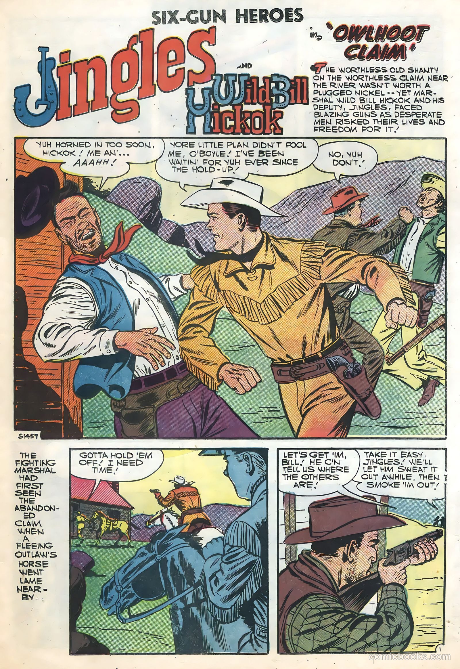 Six-Gun Heroes #41 (1957) — page 23 of 36