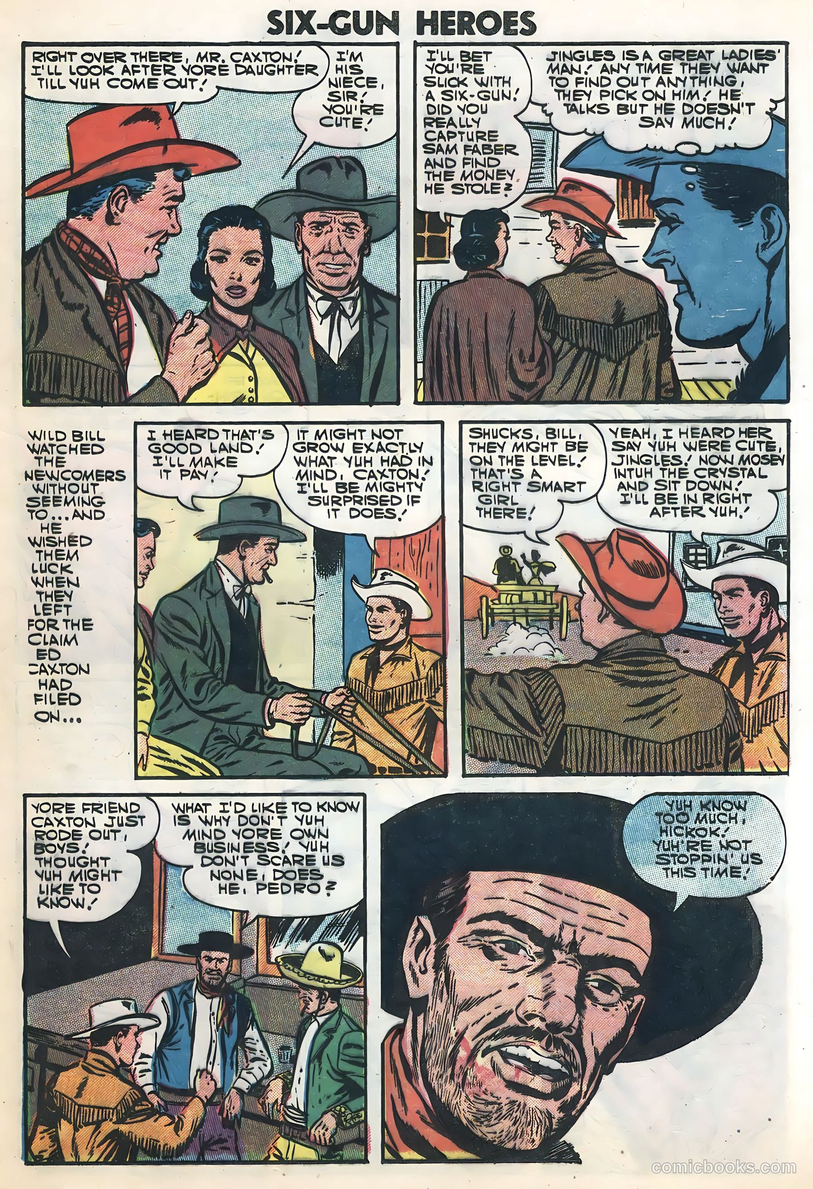 Six-Gun Heroes #41 (1957) — page 25 of 36