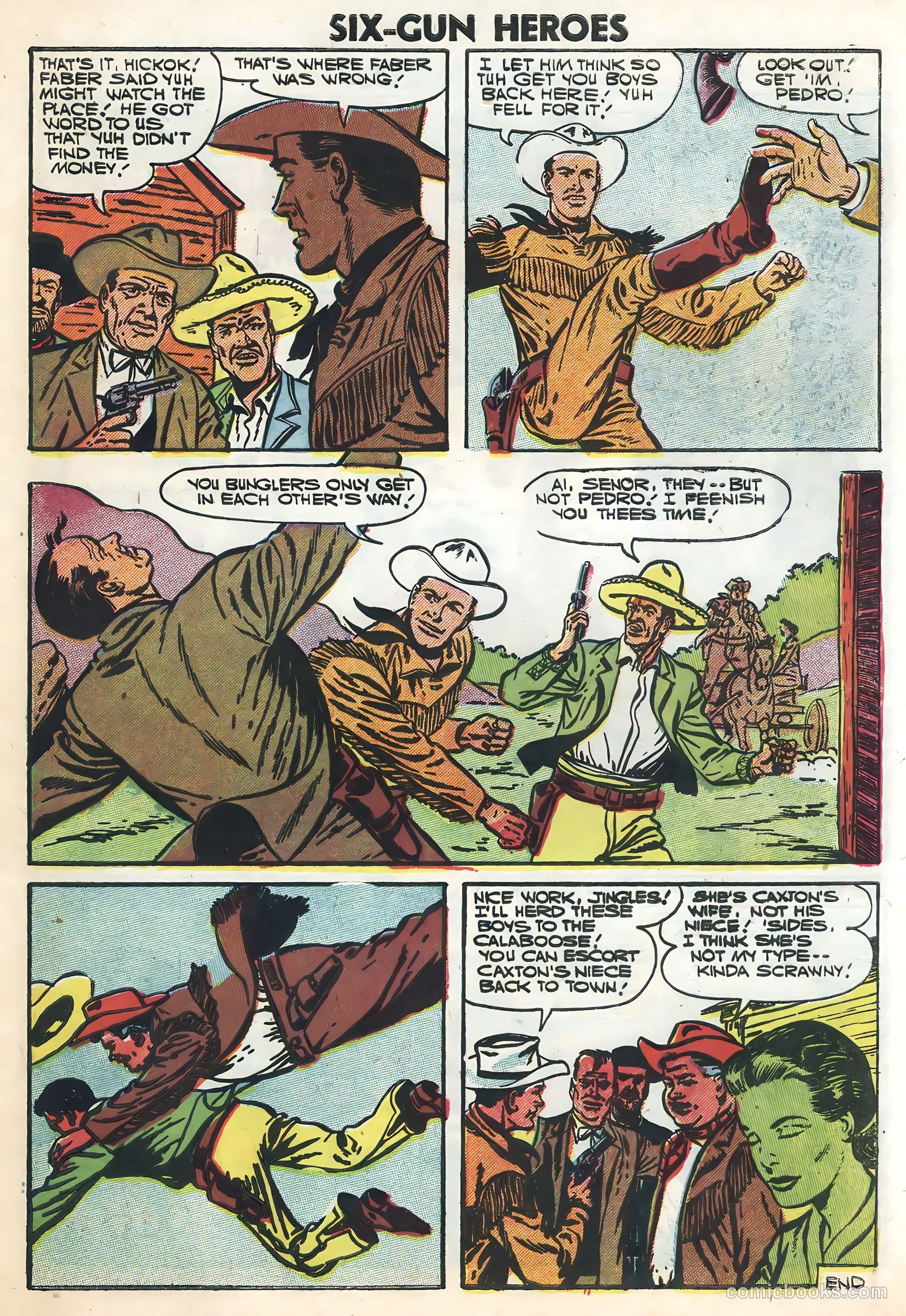 Six-Gun Heroes #41 (1957) — page 27 of 36