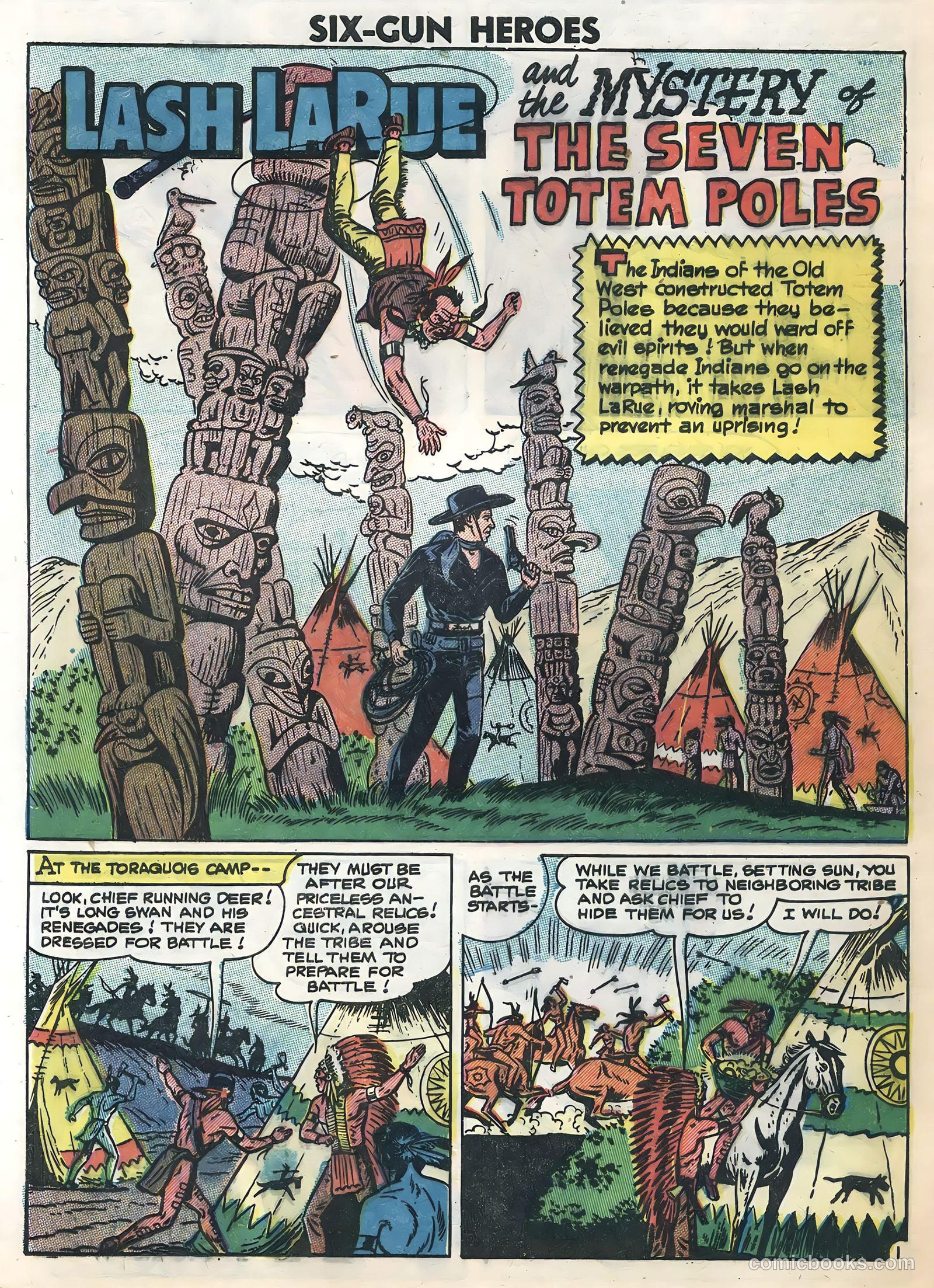 Six-Gun Heroes #41 (1957) — page 28 of 36
