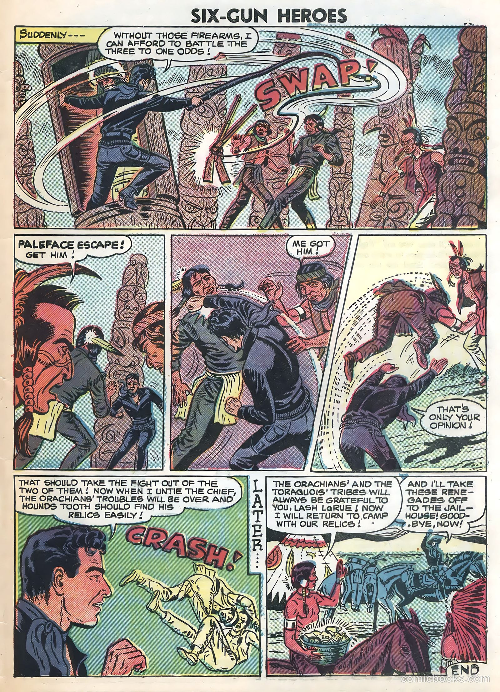 Six-Gun Heroes #41 (1957) — page 33 of 36