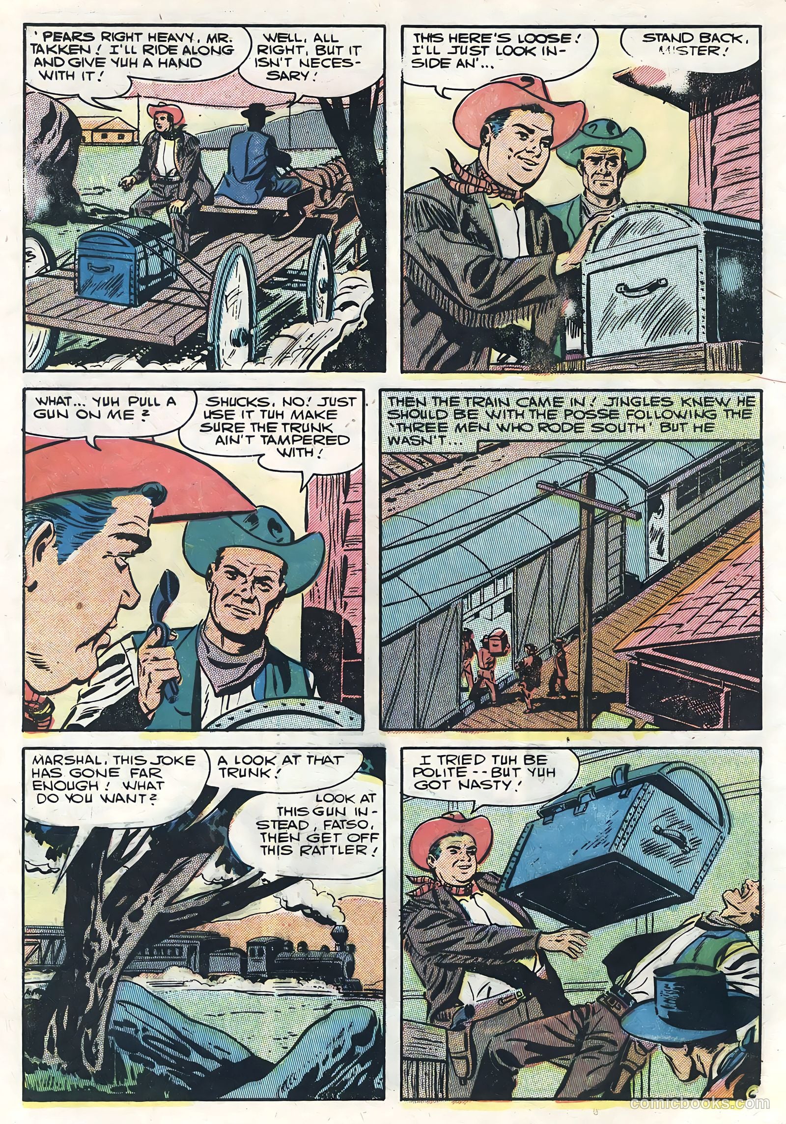 Six-Gun Heroes #42 (1957) — page 8 of 36