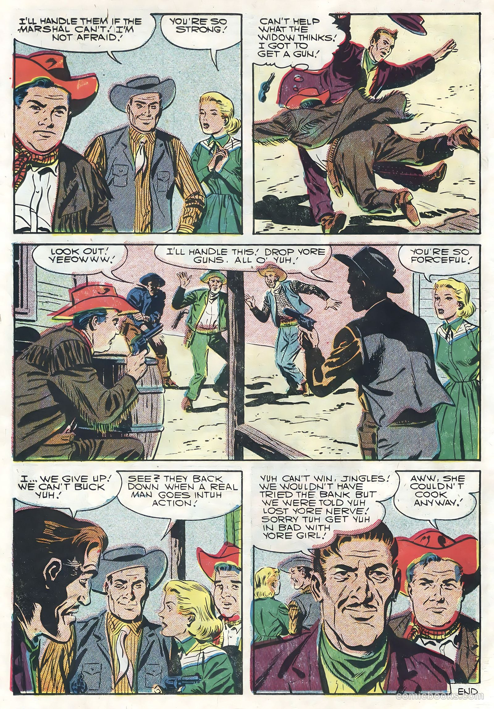 Six-Gun Heroes #42 (1957) — page 14 of 36