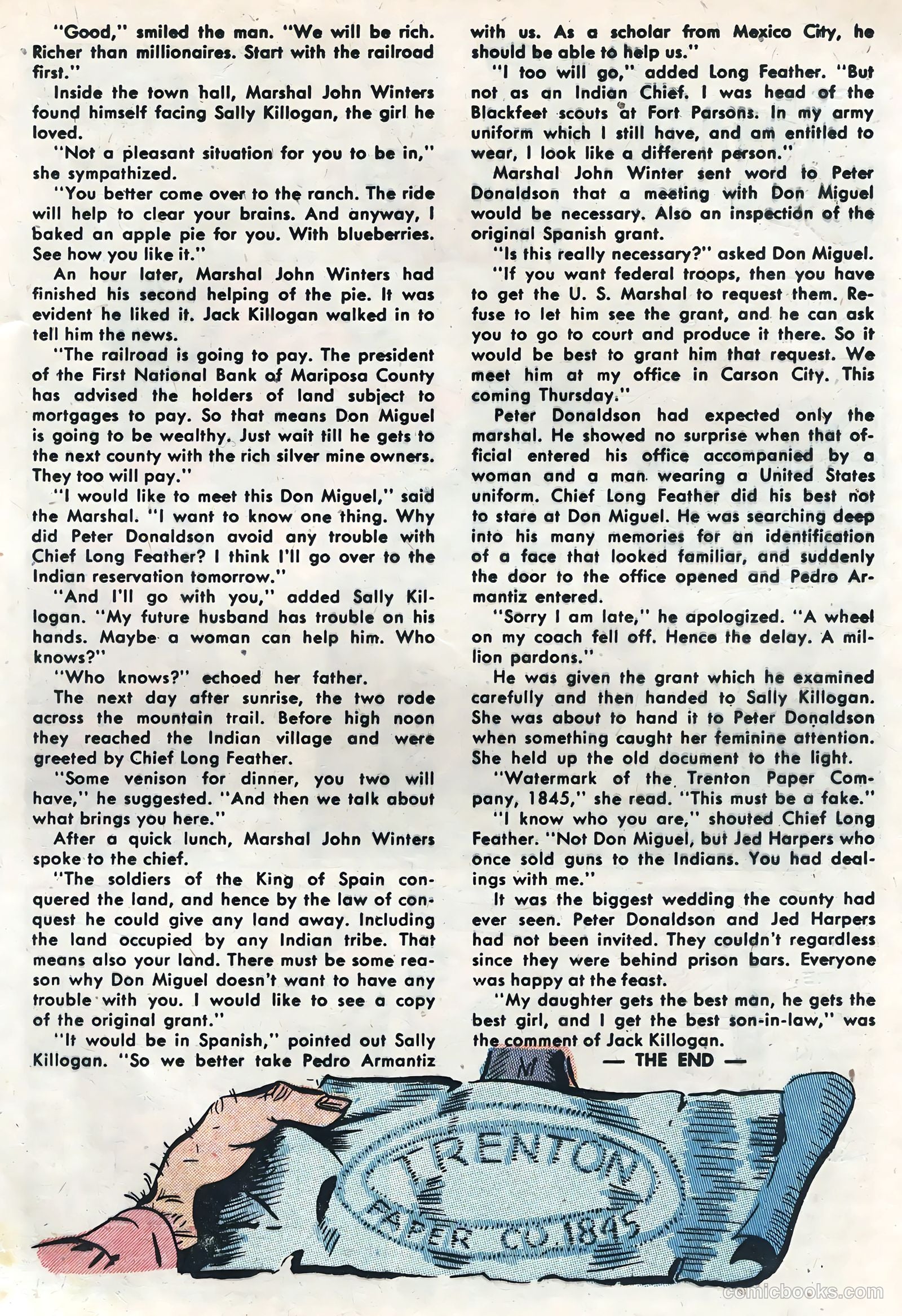 Six-Gun Heroes #42 (1957) — page 17 of 36