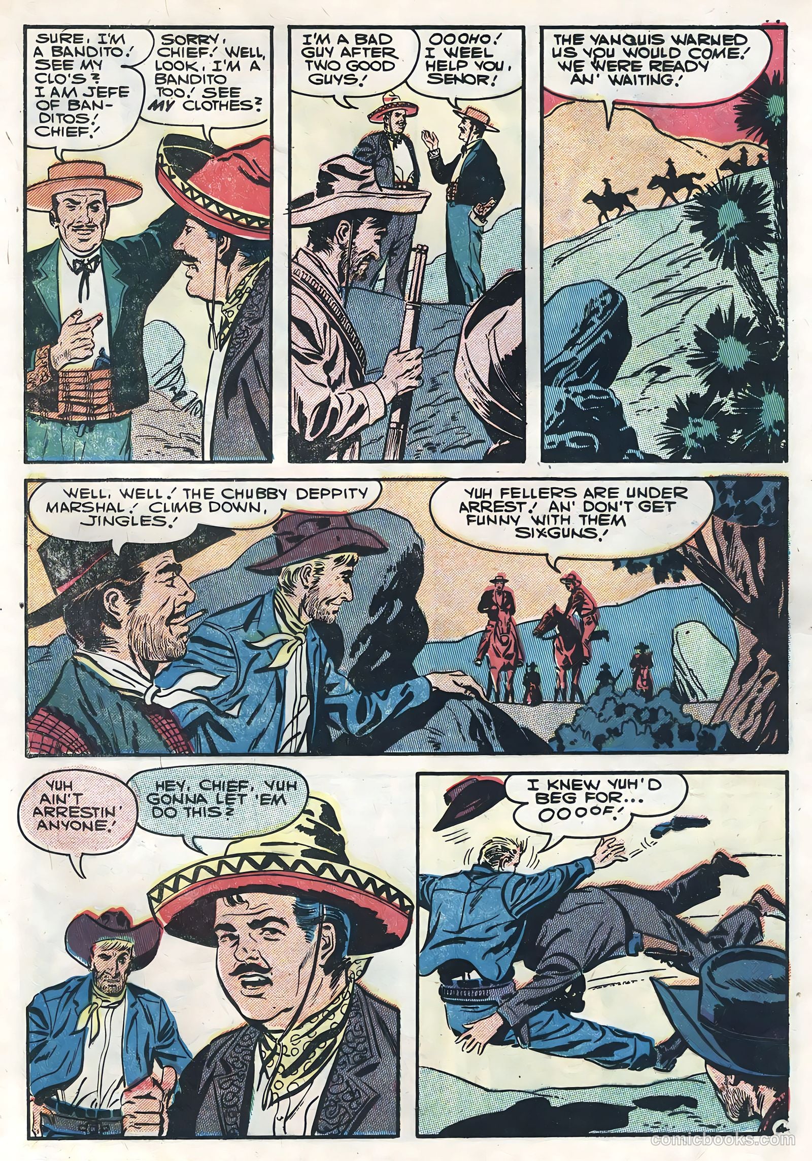 Six-Gun Heroes #42 (1957) — page 21 of 36