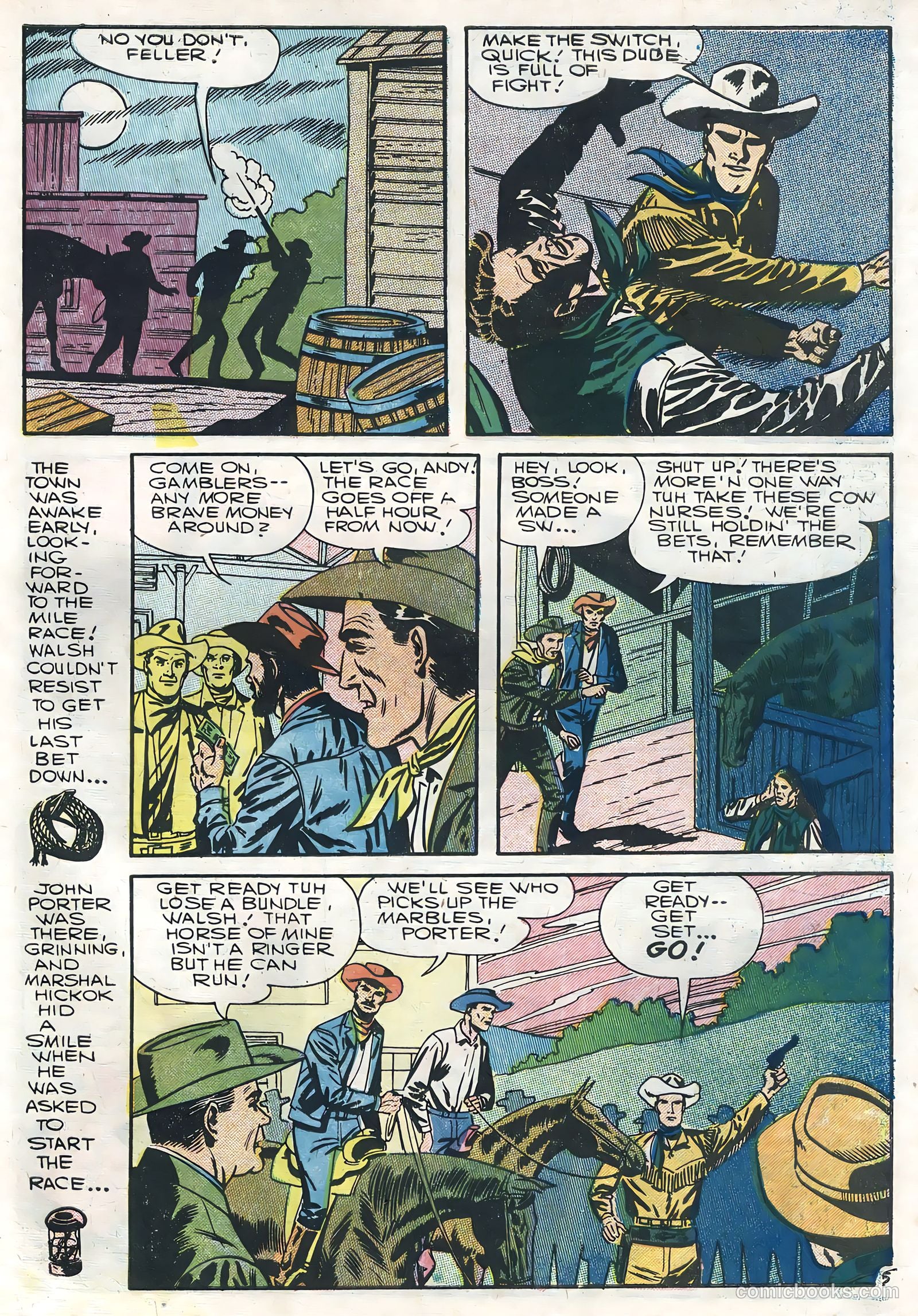 Six-Gun Heroes #42 (1957) — page 27 of 36