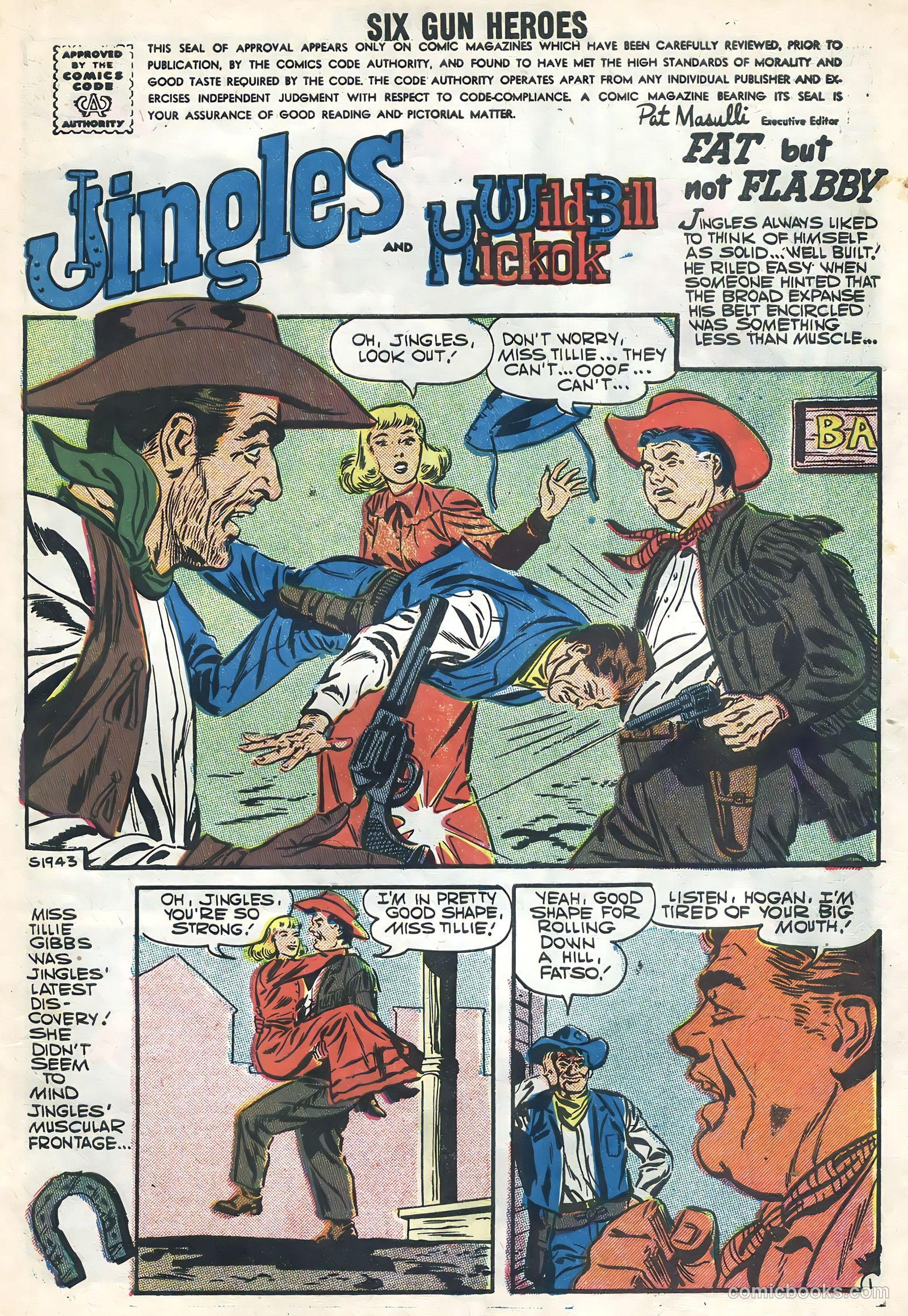 Six-Gun Heroes #43 (1957) — page 3 of 36