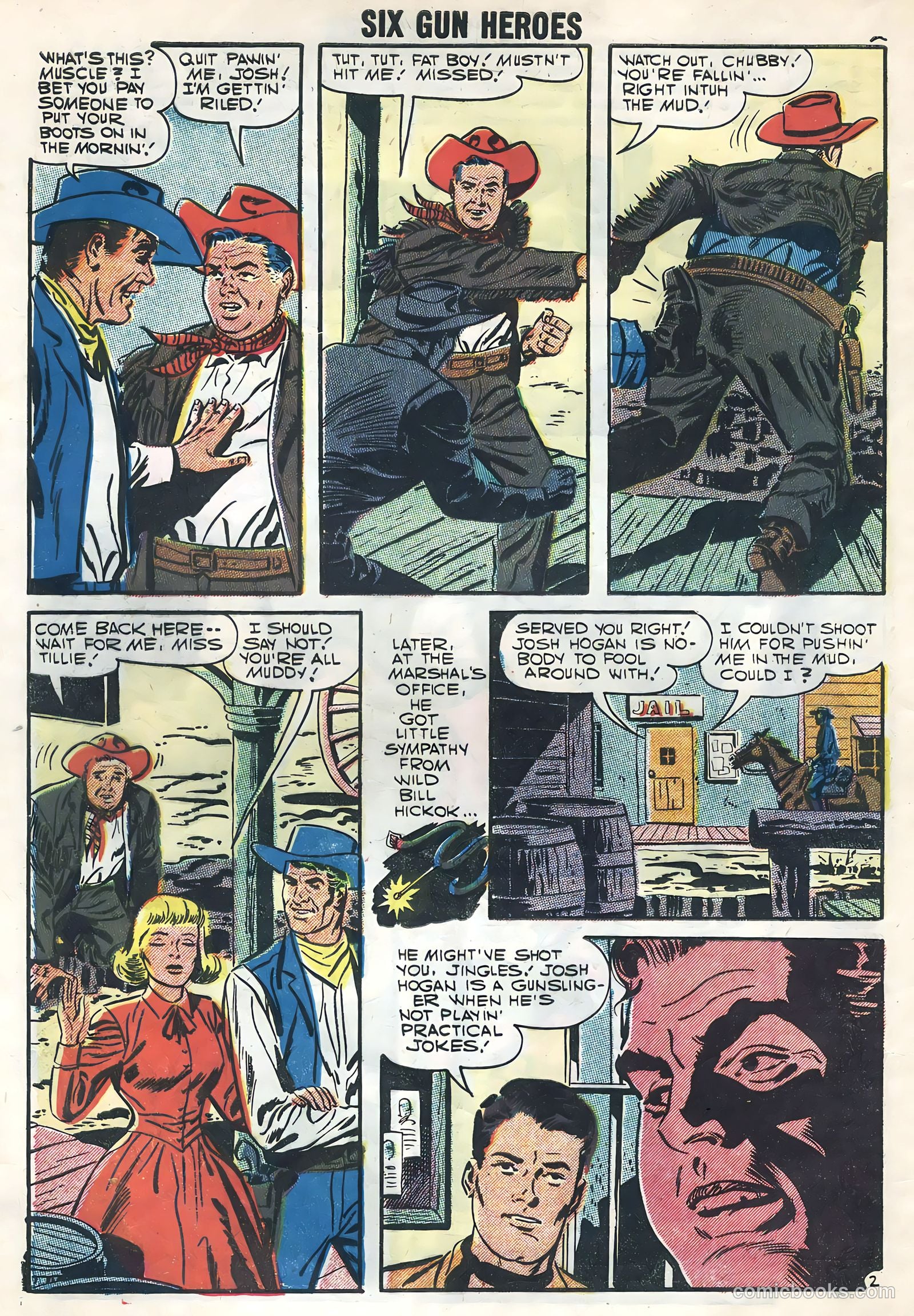 Six-Gun Heroes #43 (1957) — page 4 of 36