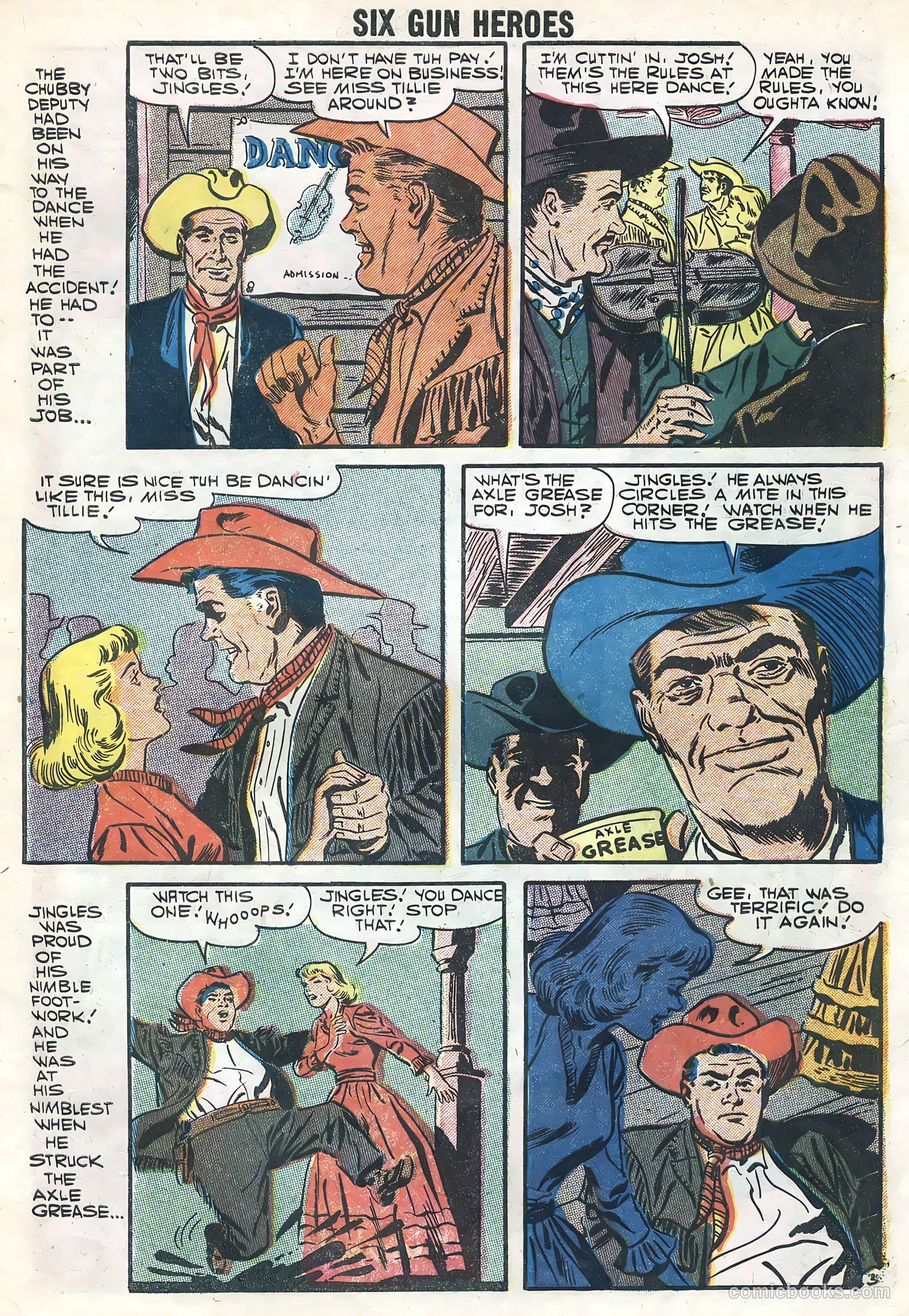 Six-Gun Heroes #43 (1957) — page 5 of 36
