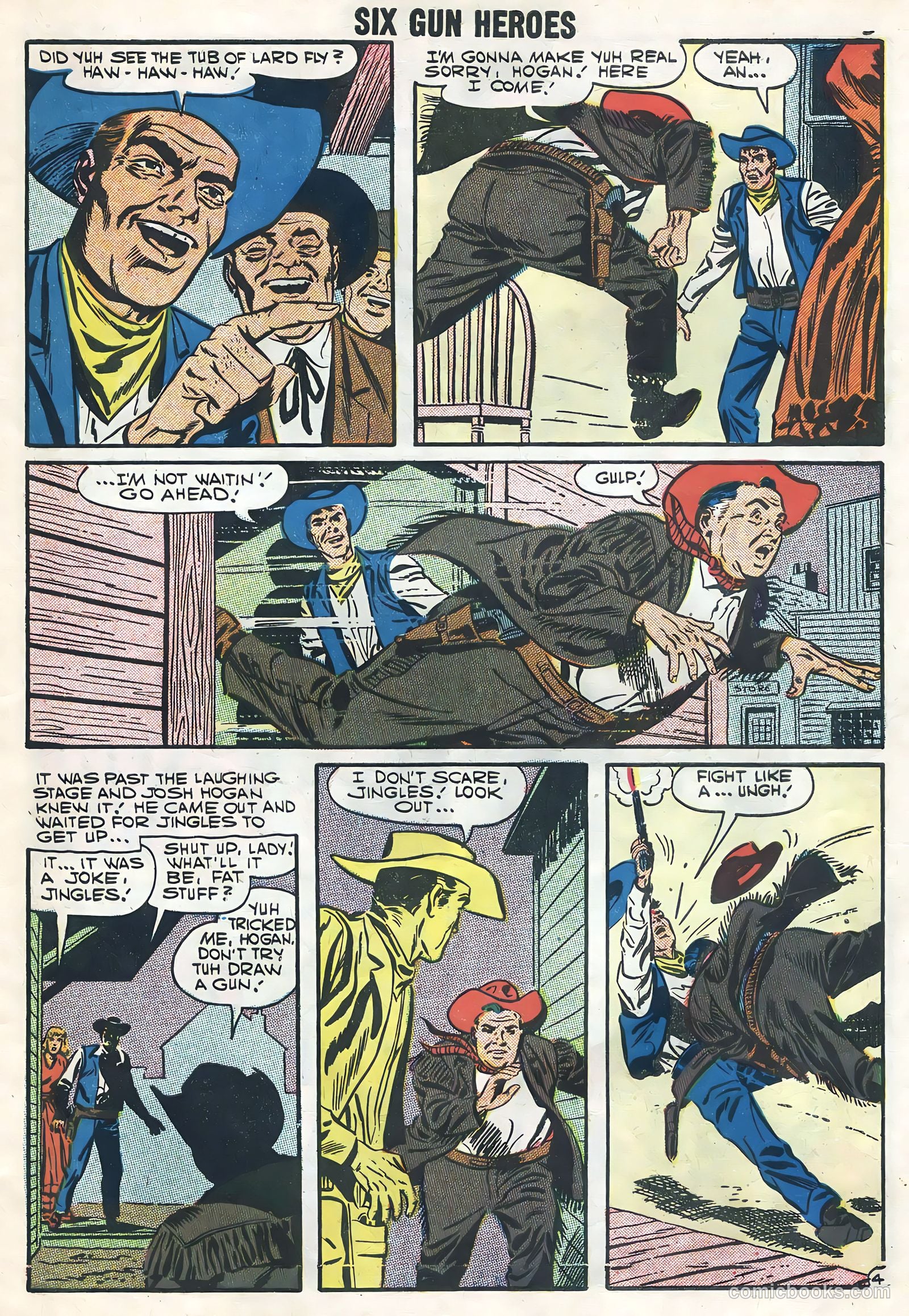 Six-Gun Heroes #43 (1957) — page 7 of 36