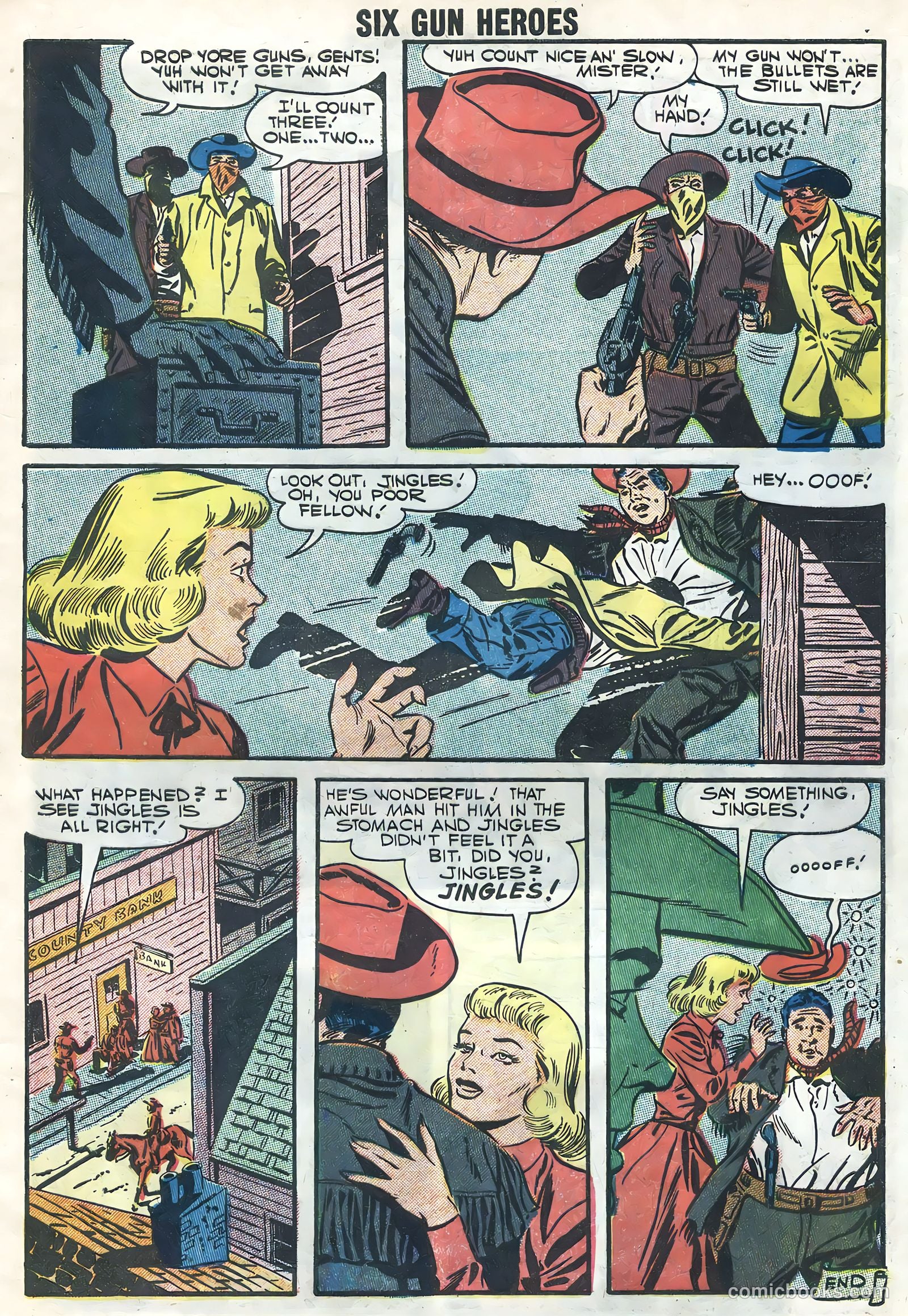 Six-Gun Heroes #43 (1957) — page 9 of 36