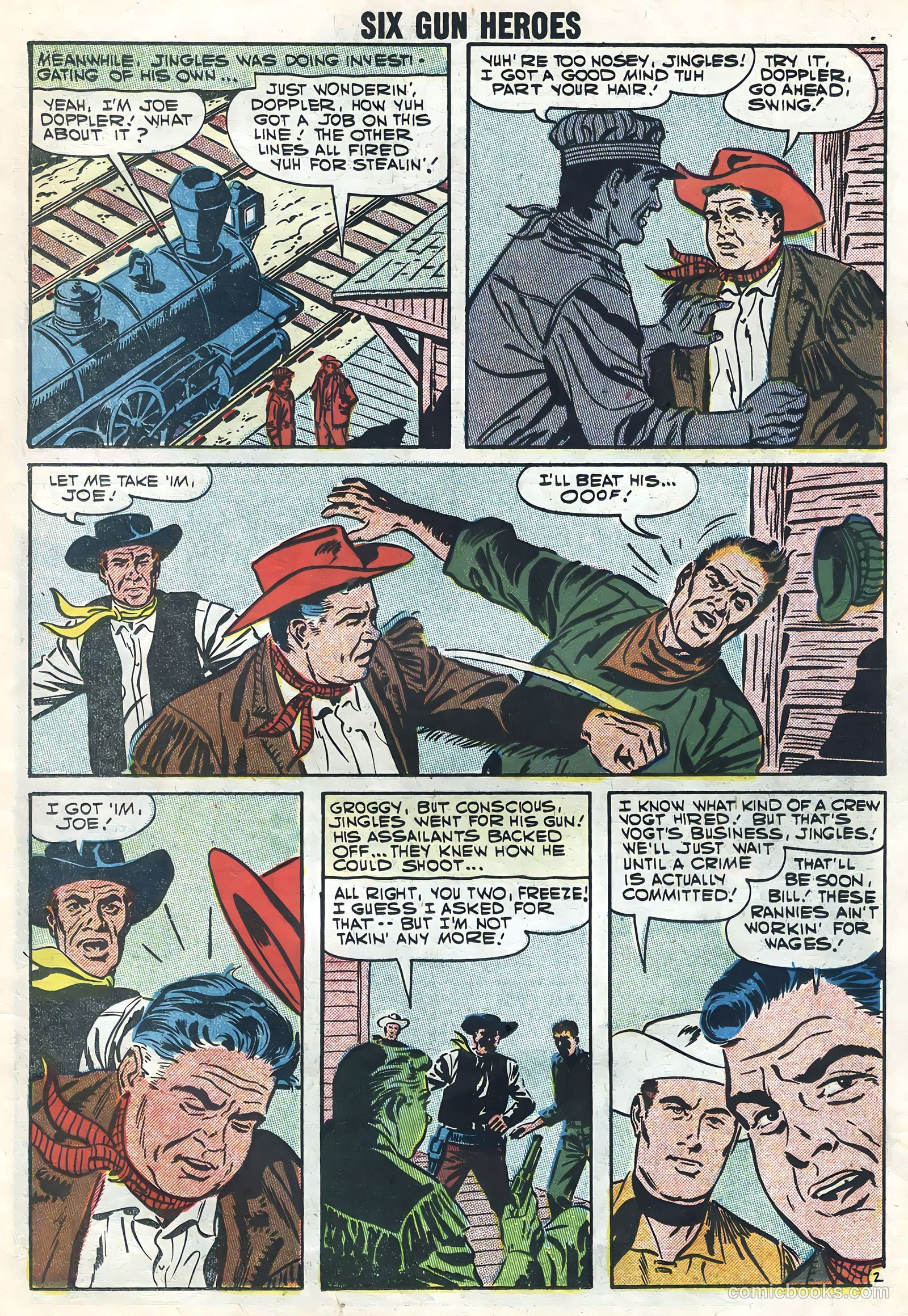 Six-Gun Heroes #43 (1957) — page 11 of 36