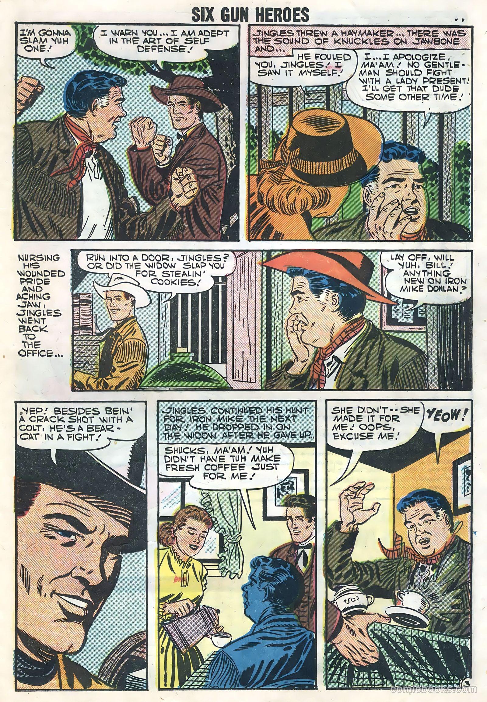 Six-Gun Heroes #43 (1957) — page 21 of 36