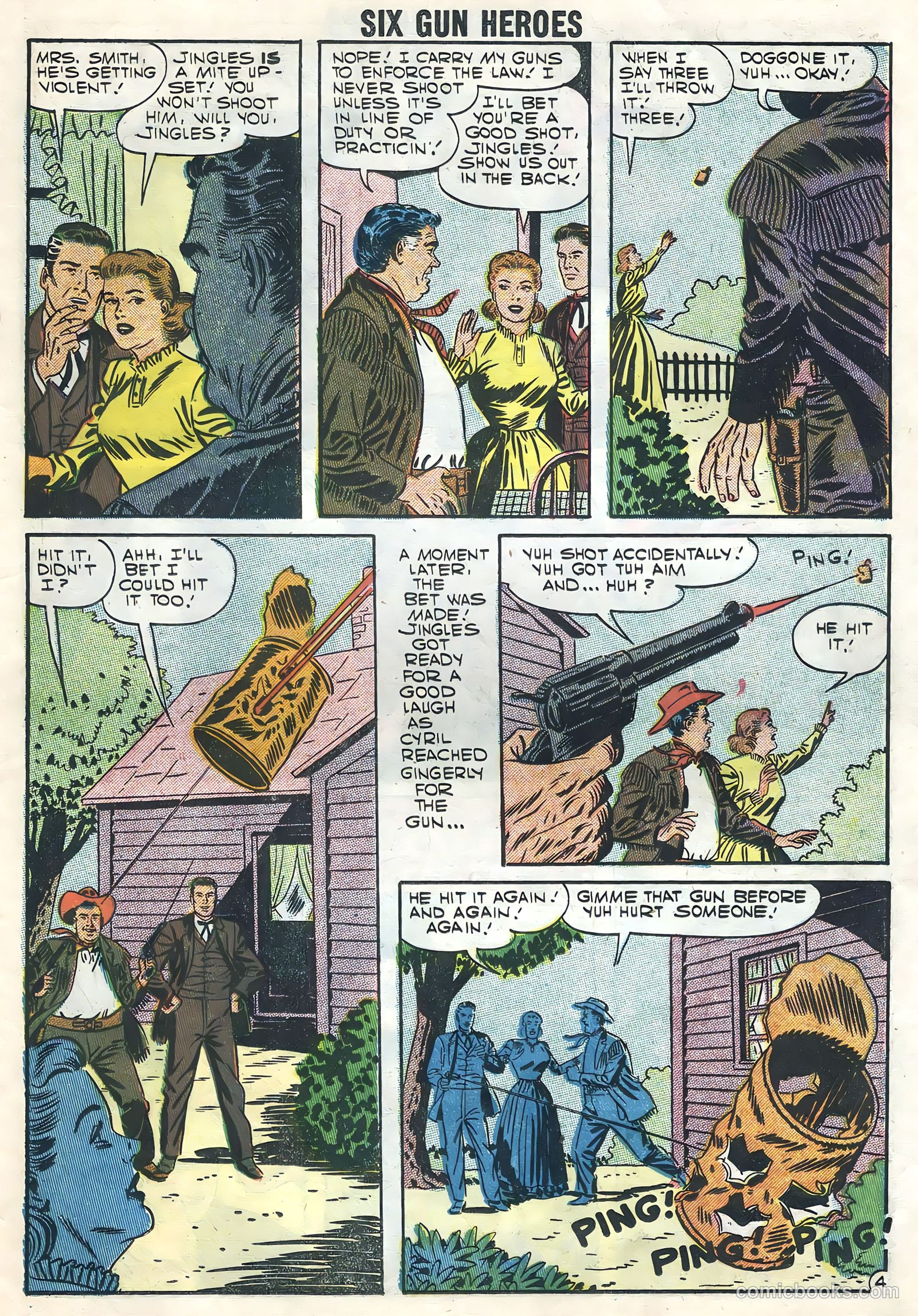Six-Gun Heroes #43 (1957) — page 23 of 36