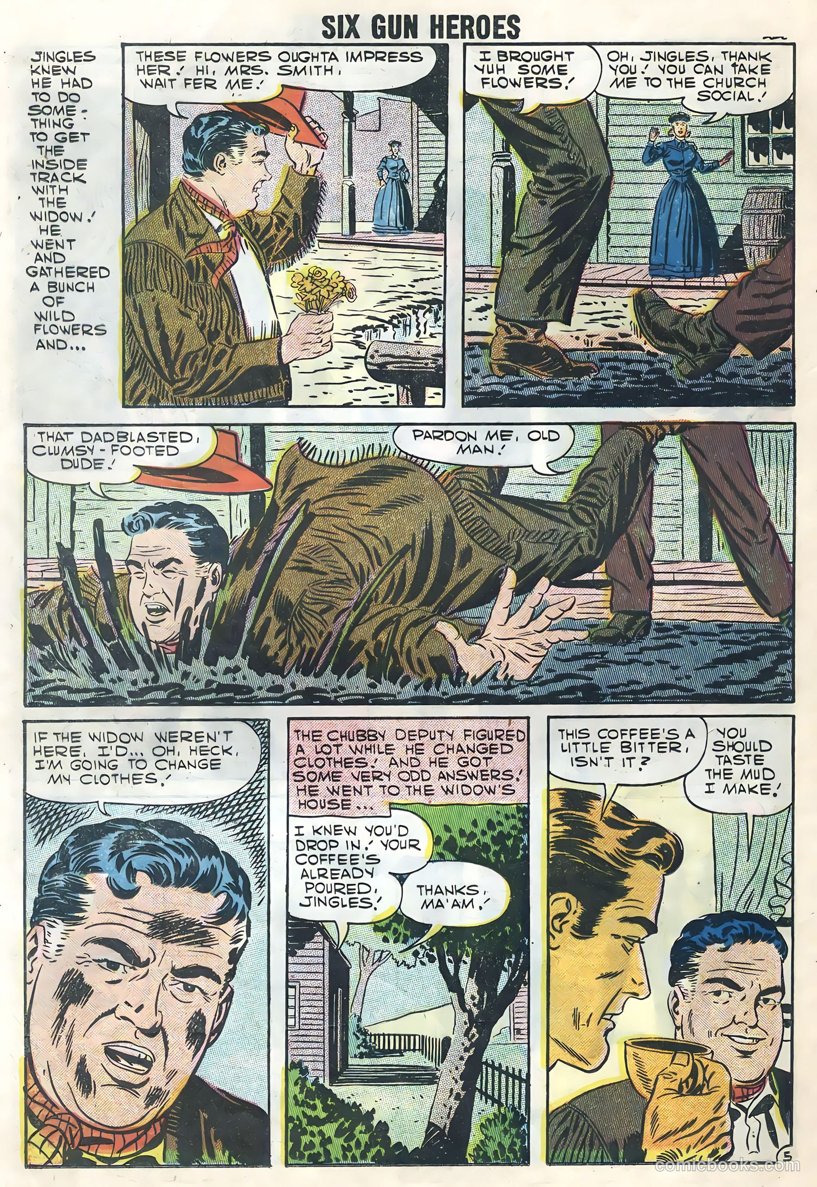 Six-Gun Heroes #43 (1957) — page 24 of 36
