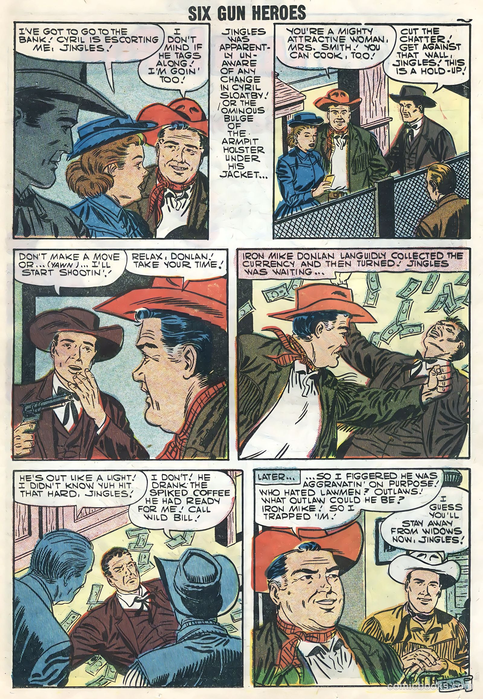 Six-Gun Heroes #43 (1957) — page 25 of 36