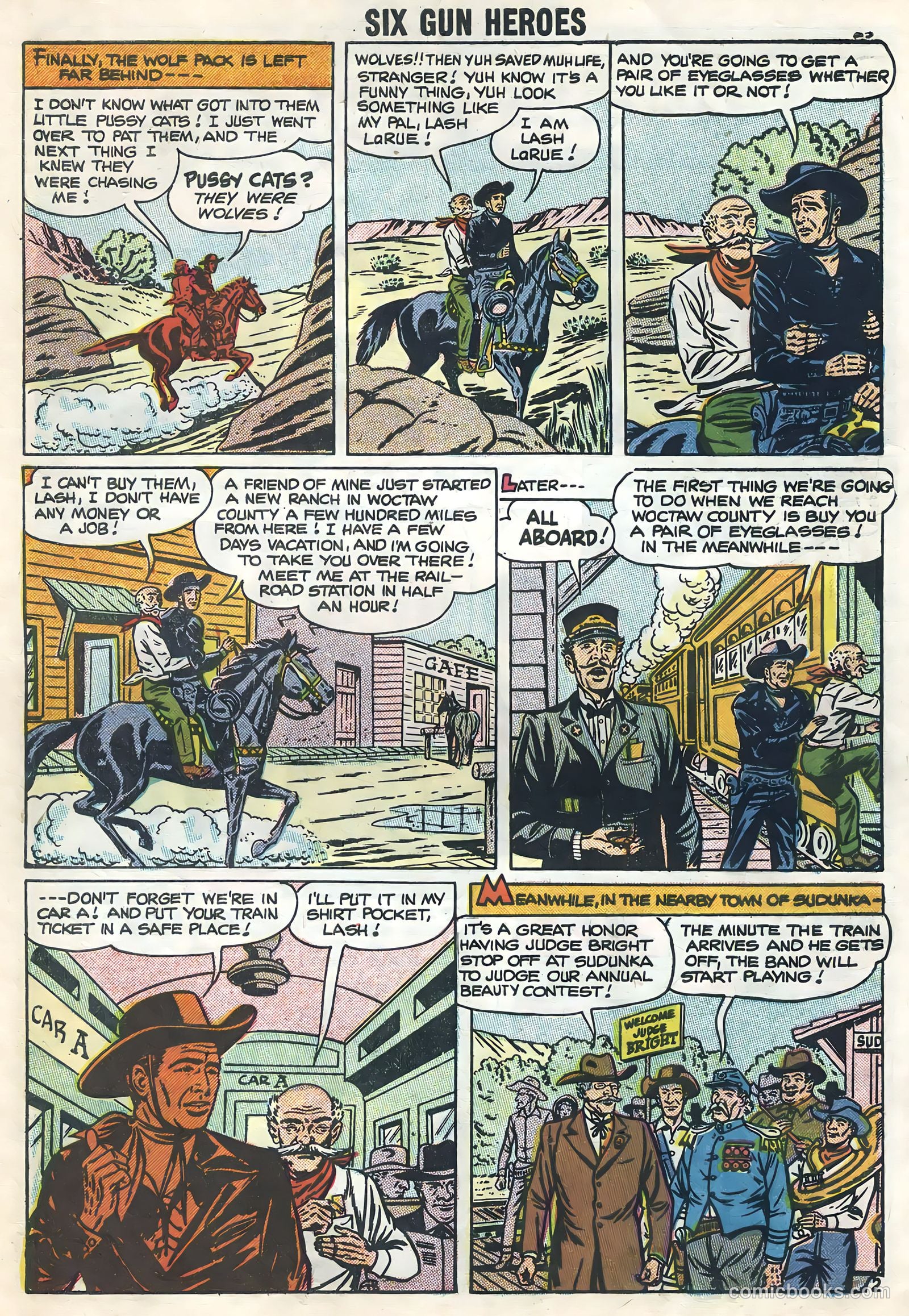 Six-Gun Heroes #43 (1957) — page 27 of 36
