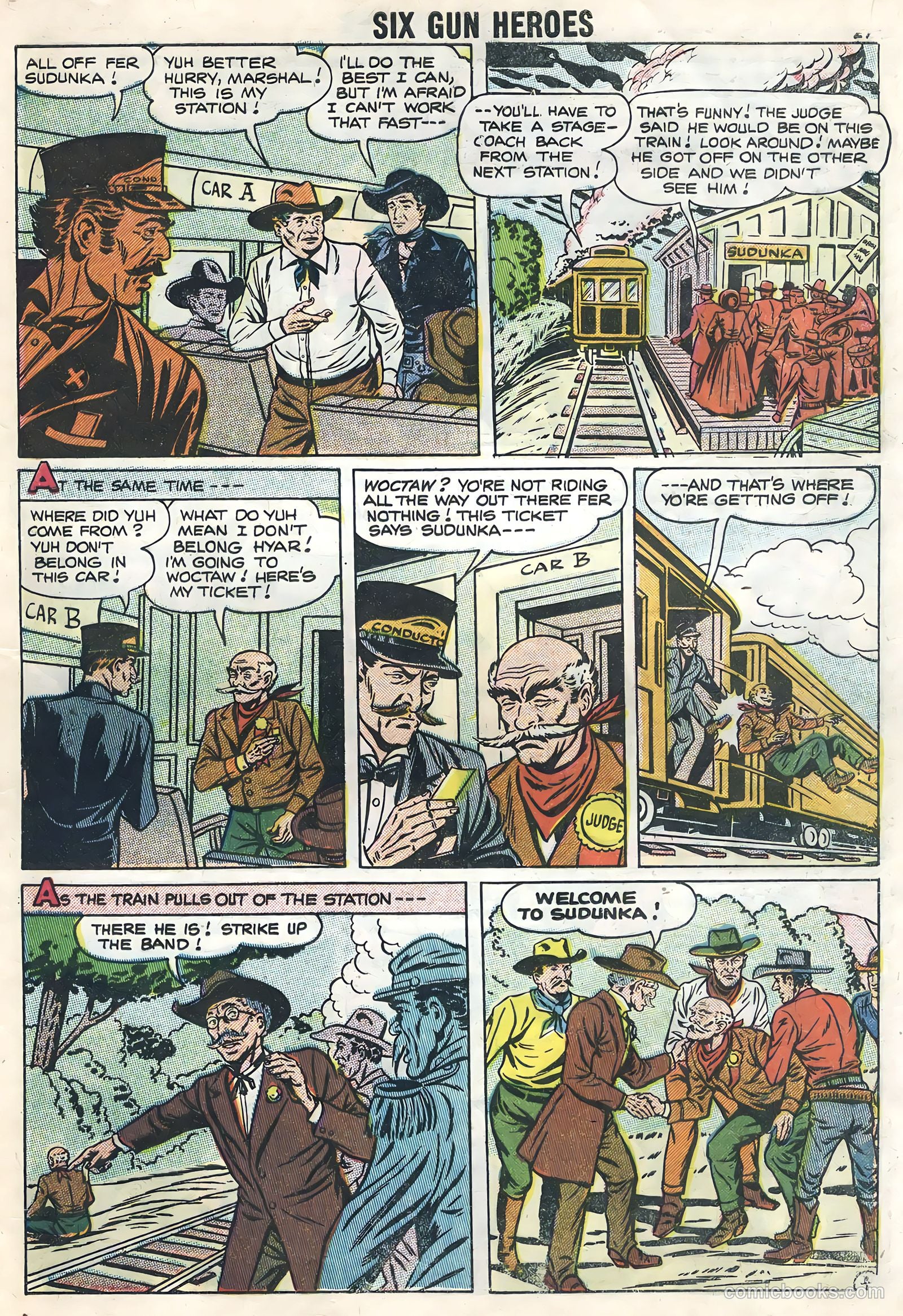 Six-Gun Heroes #43 (1957) — page 29 of 36