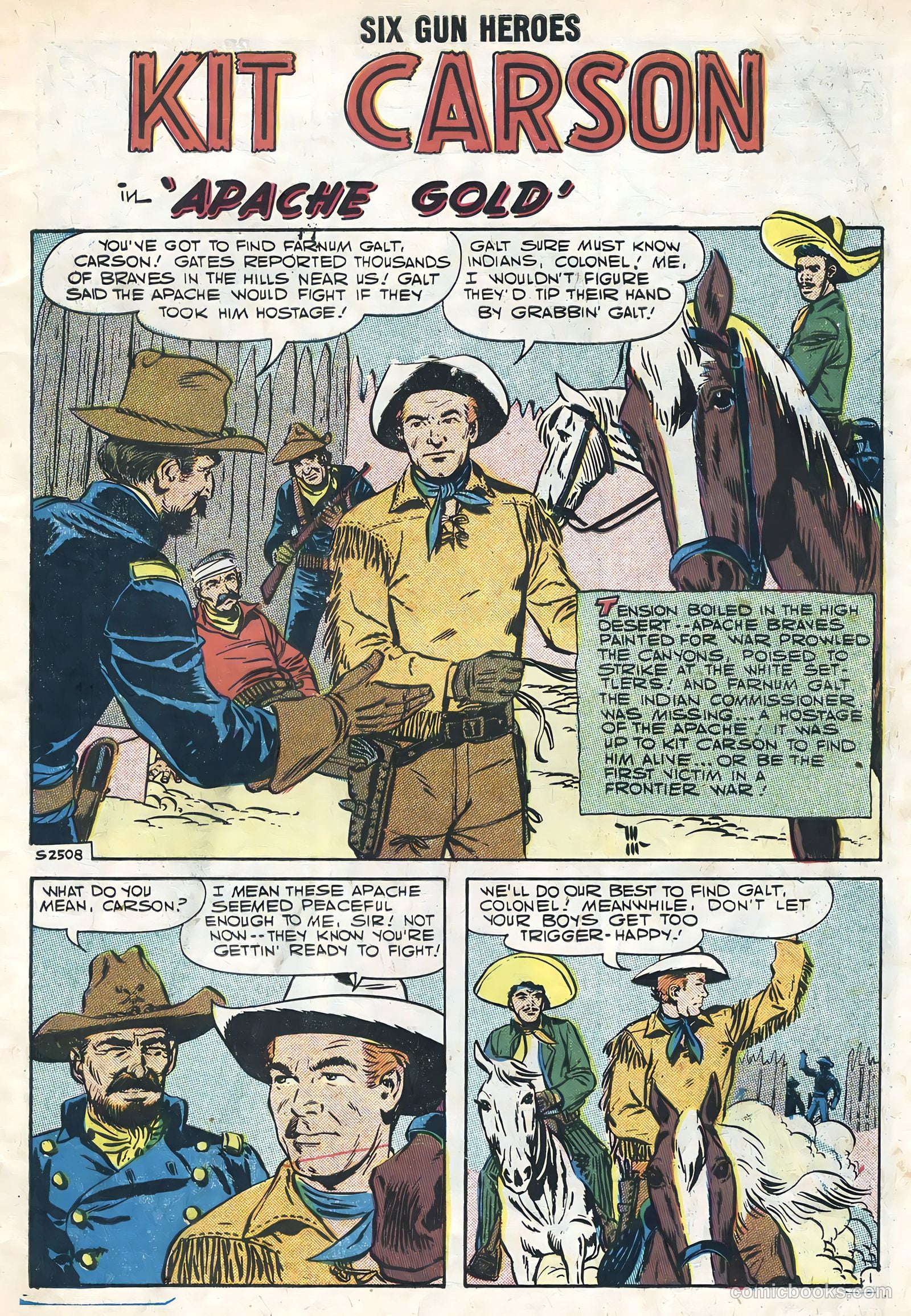 Six-Gun Heroes #44 (1957) — page 3 of 36
