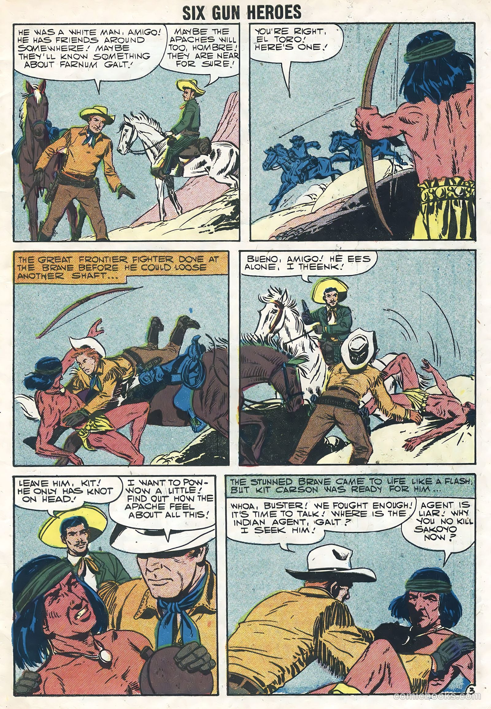 Six-Gun Heroes #44 (1957) — page 5 of 36