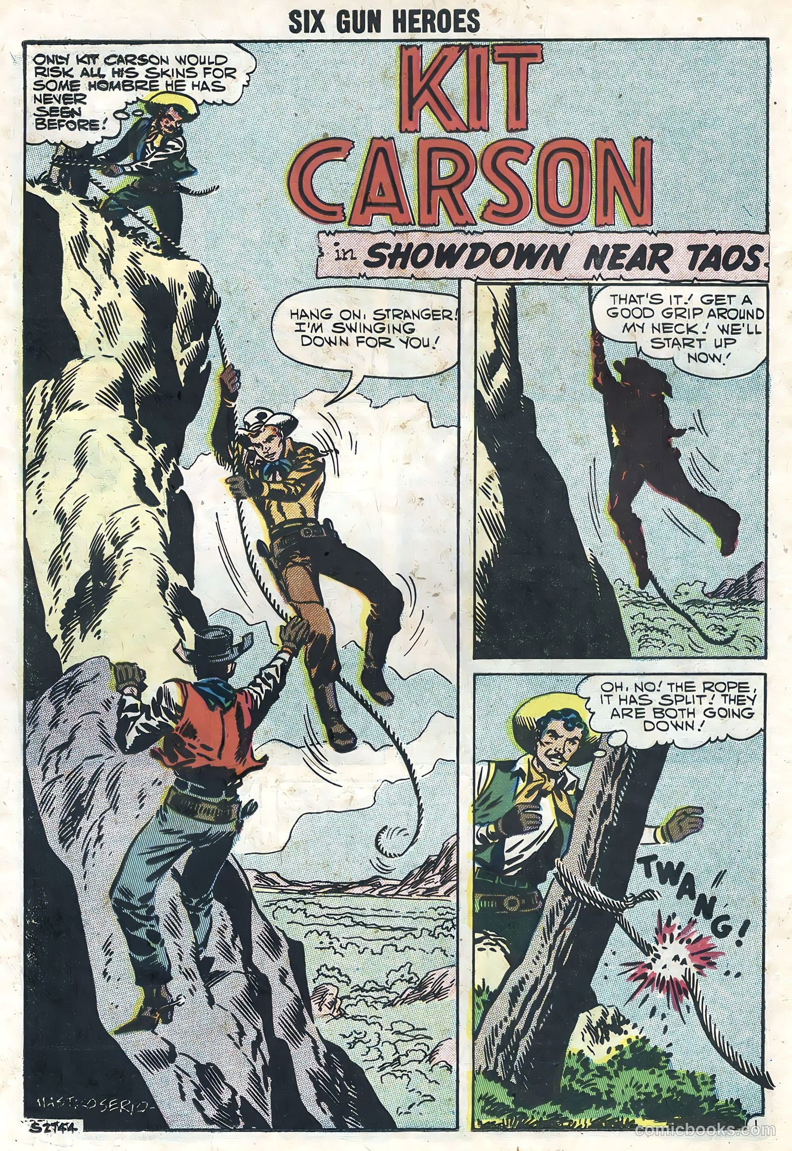 Six-Gun Heroes #44 (1957) — page 14 of 36