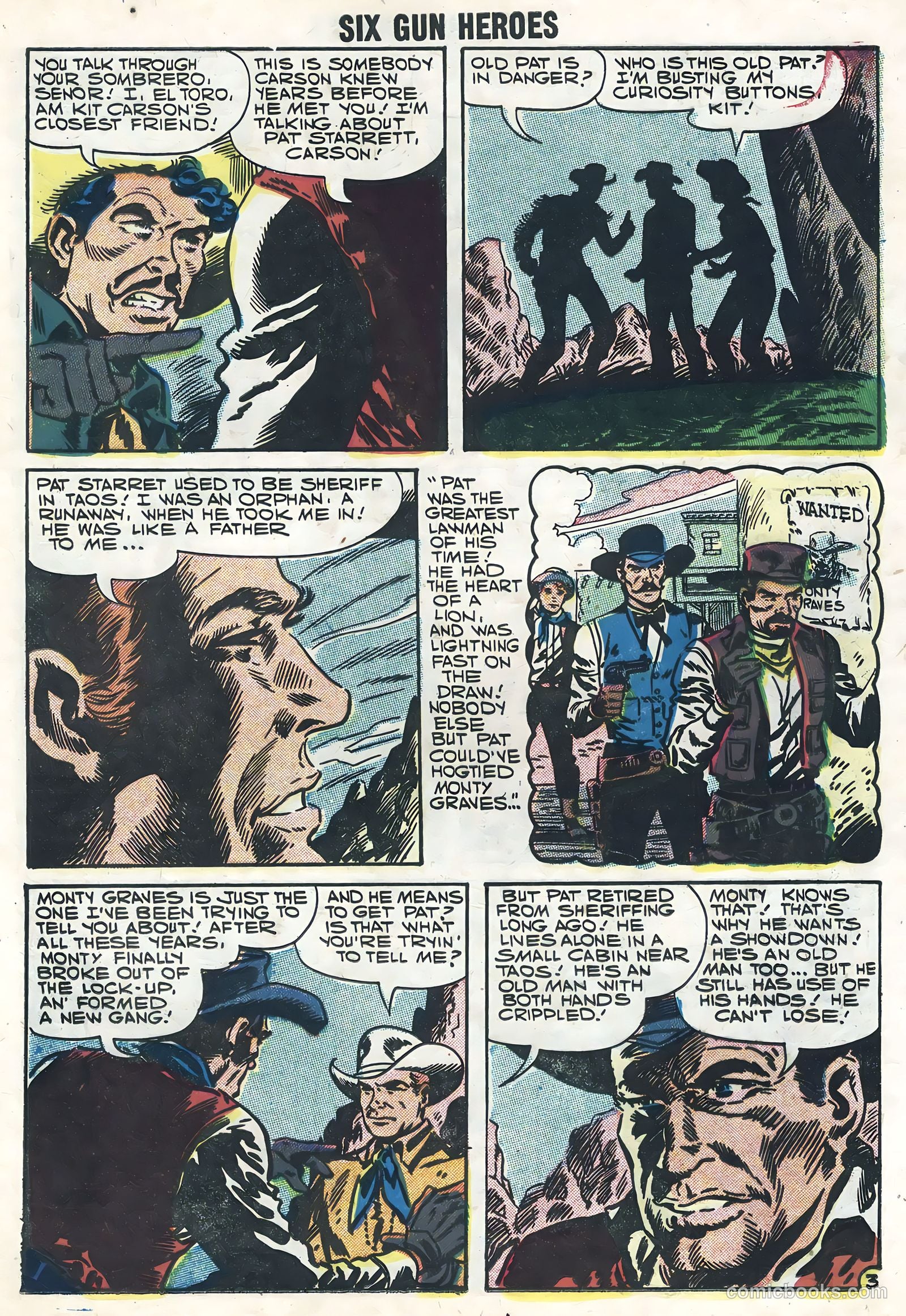 Six-Gun Heroes #44 (1957) — page 17 of 36