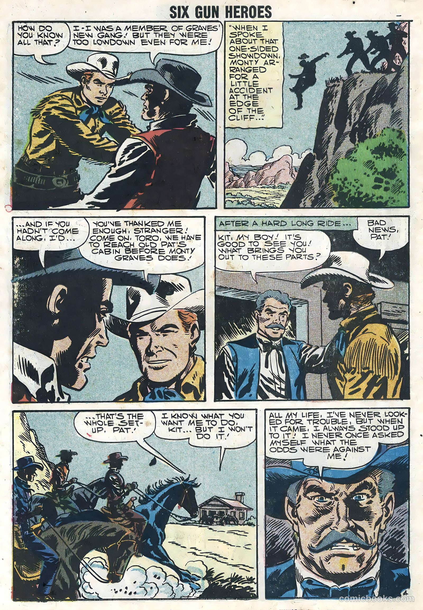 Six-Gun Heroes #44 (1957) — page 18 of 36
