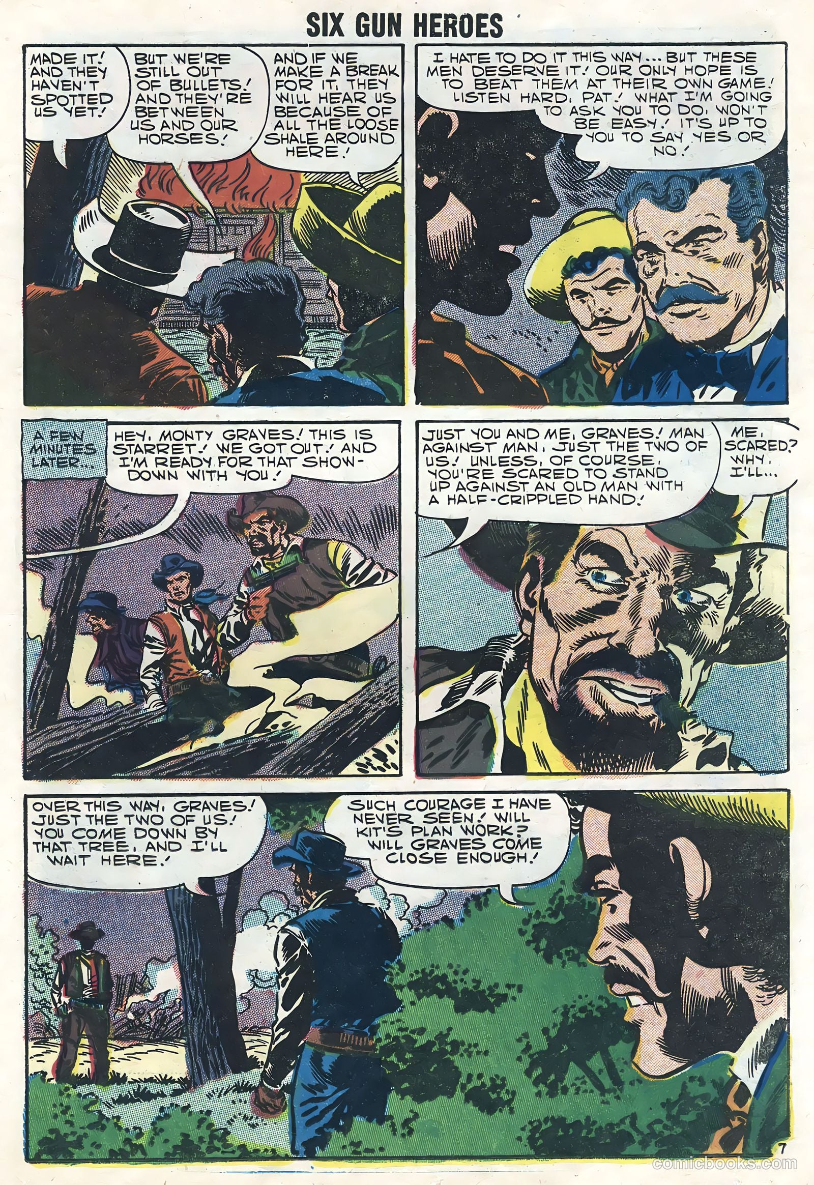 Six-Gun Heroes #44 (1957) — page 21 of 36