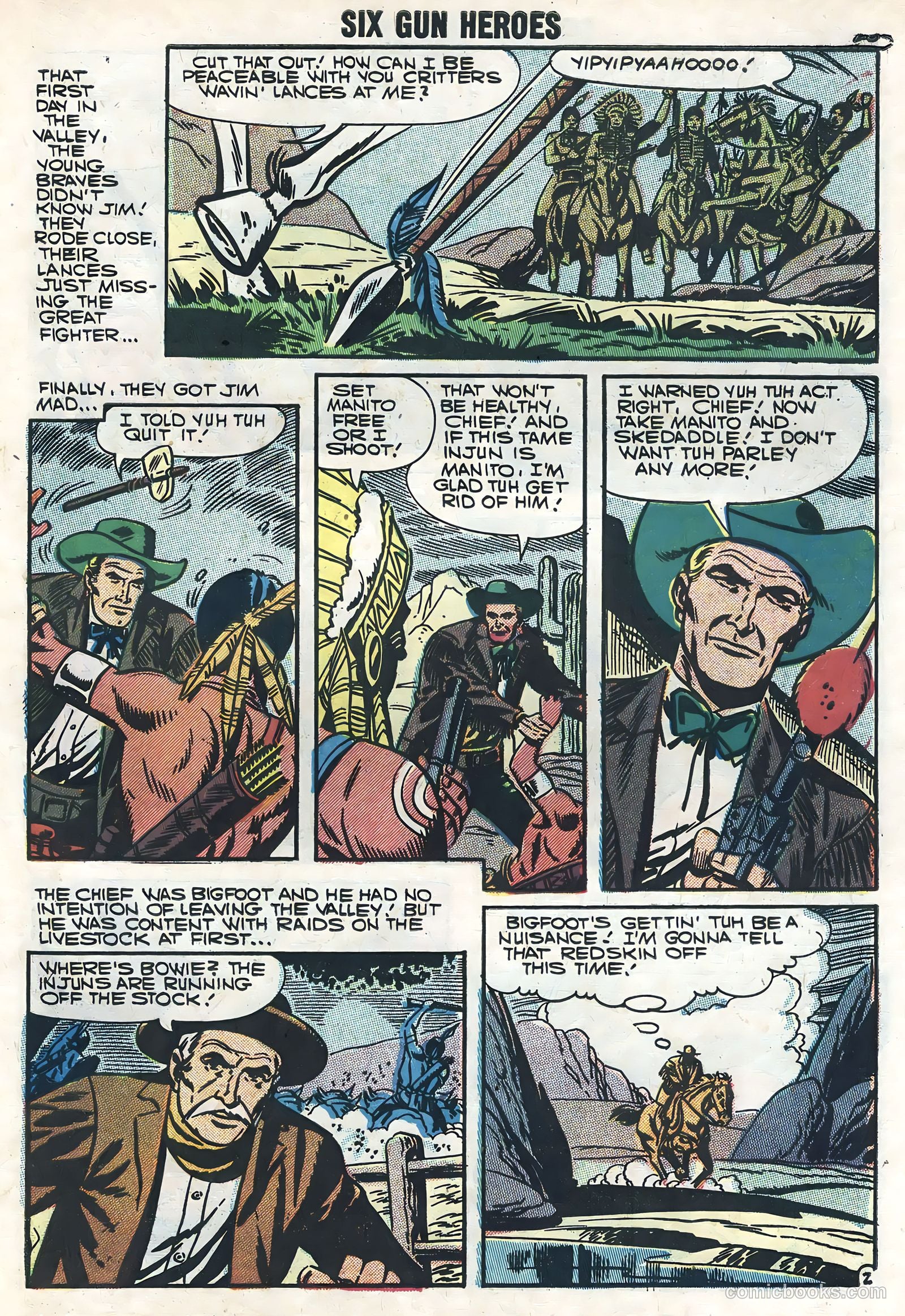 Six-Gun Heroes #44 (1957) — page 27 of 36