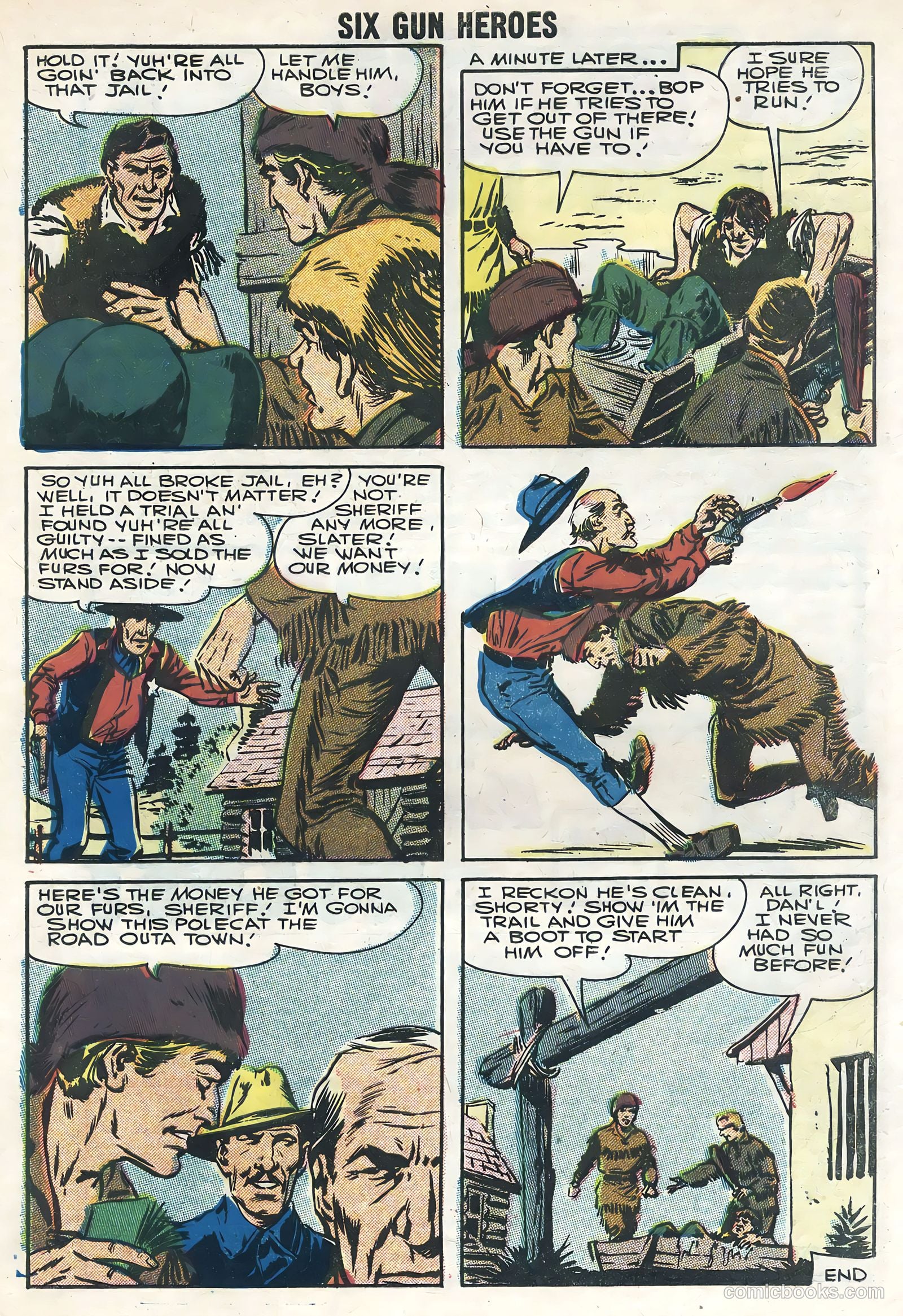 Six-Gun Heroes #44 (1957) — page 33 of 36