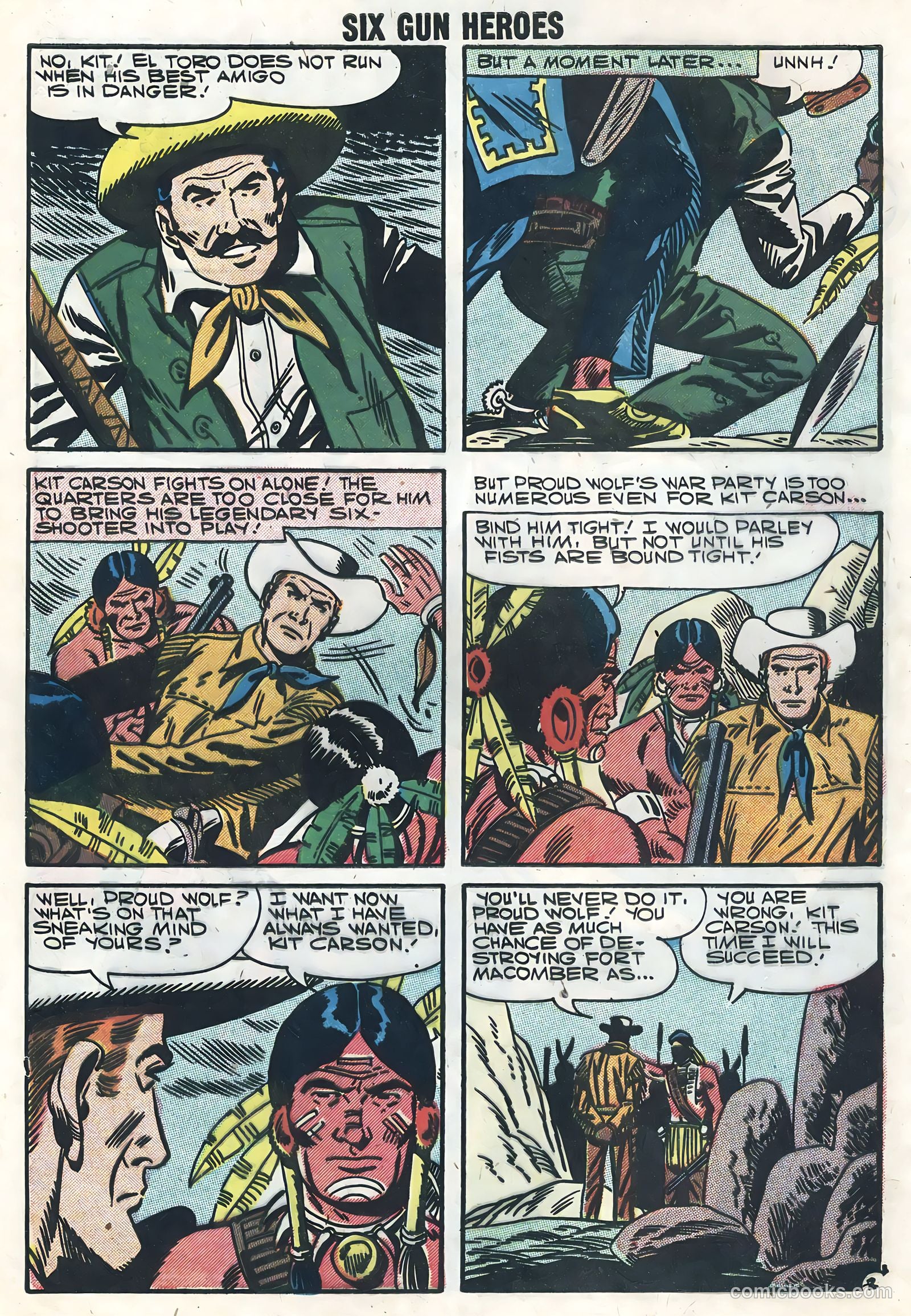 Six-Gun Heroes #45 (1958) — page 4 of 36