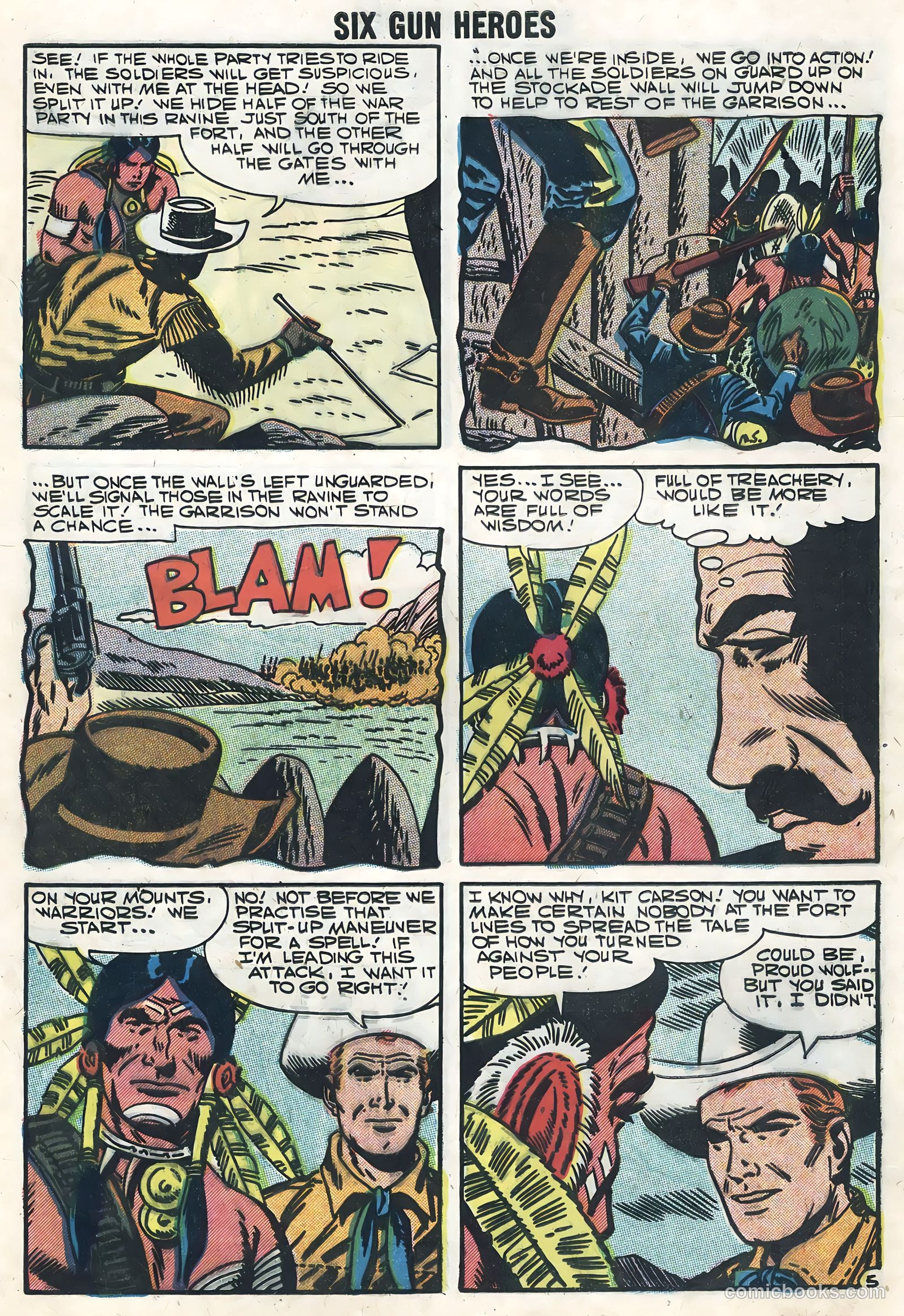 Six-Gun Heroes #45 (1958) — page 8 of 36