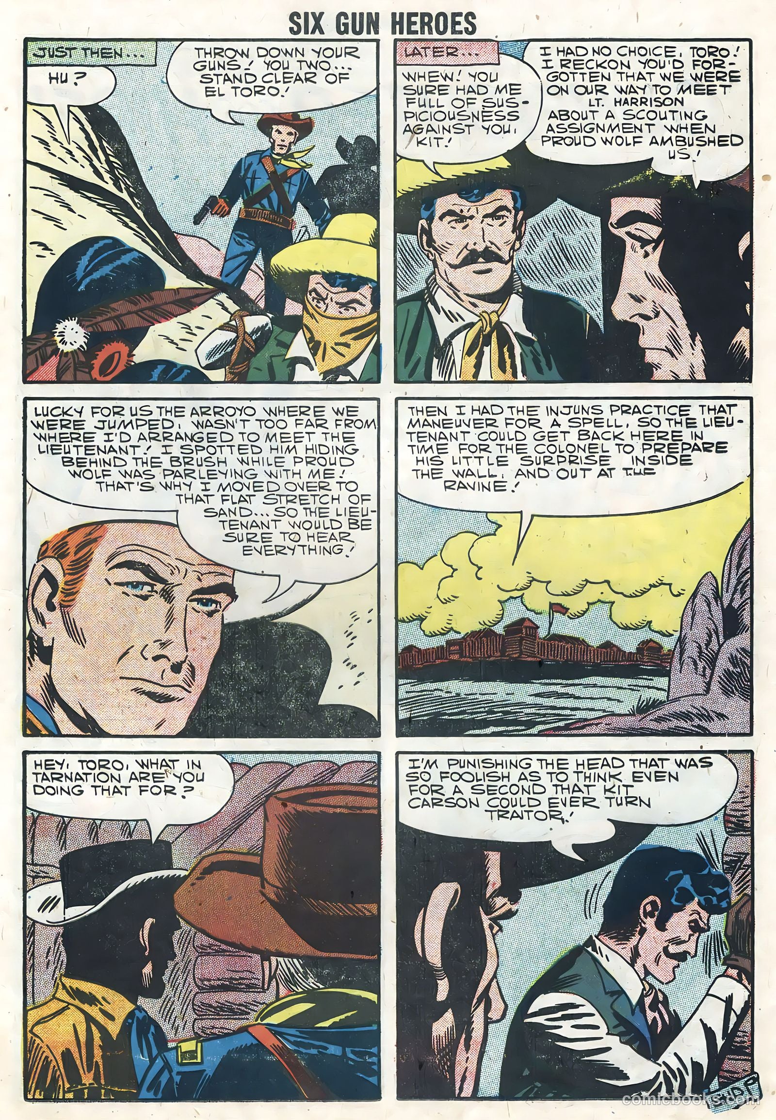 Six-Gun Heroes #45 (1958) — page 11 of 36