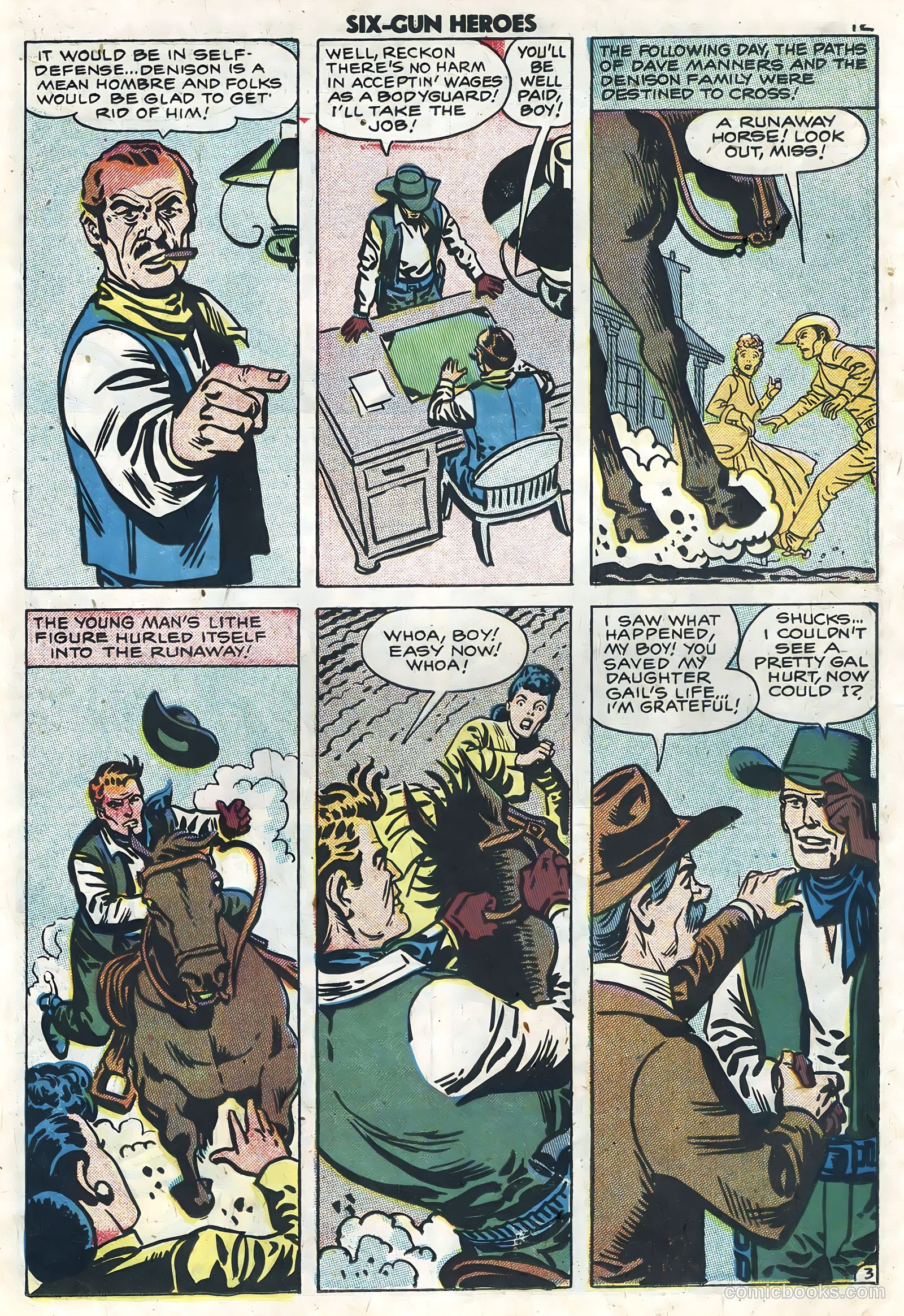 Six-Gun Heroes #45 (1958) — page 14 of 36