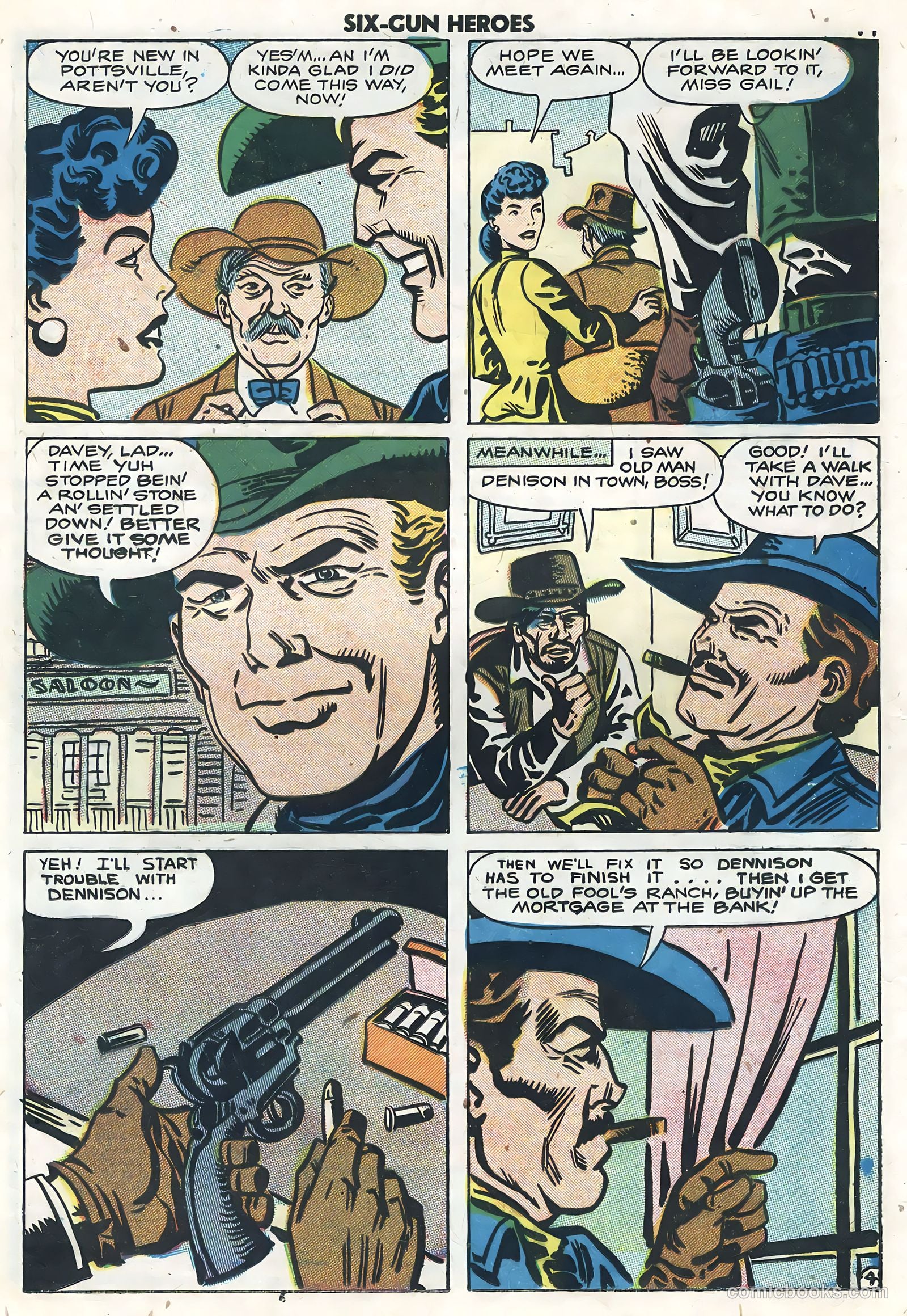 Six-Gun Heroes #45 (1958) — page 16 of 36