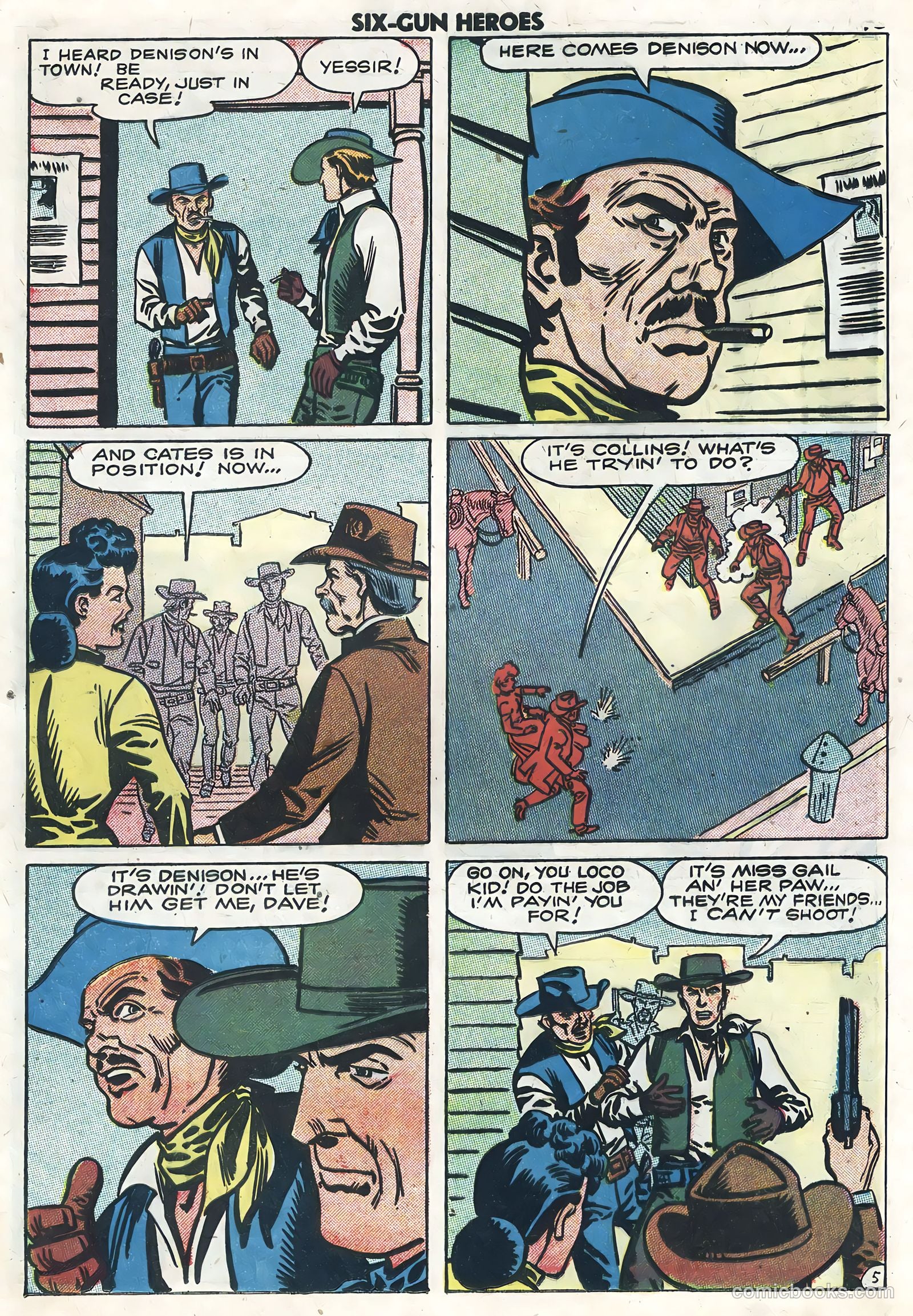 Six-Gun Heroes #45 (1958) — page 17 of 36