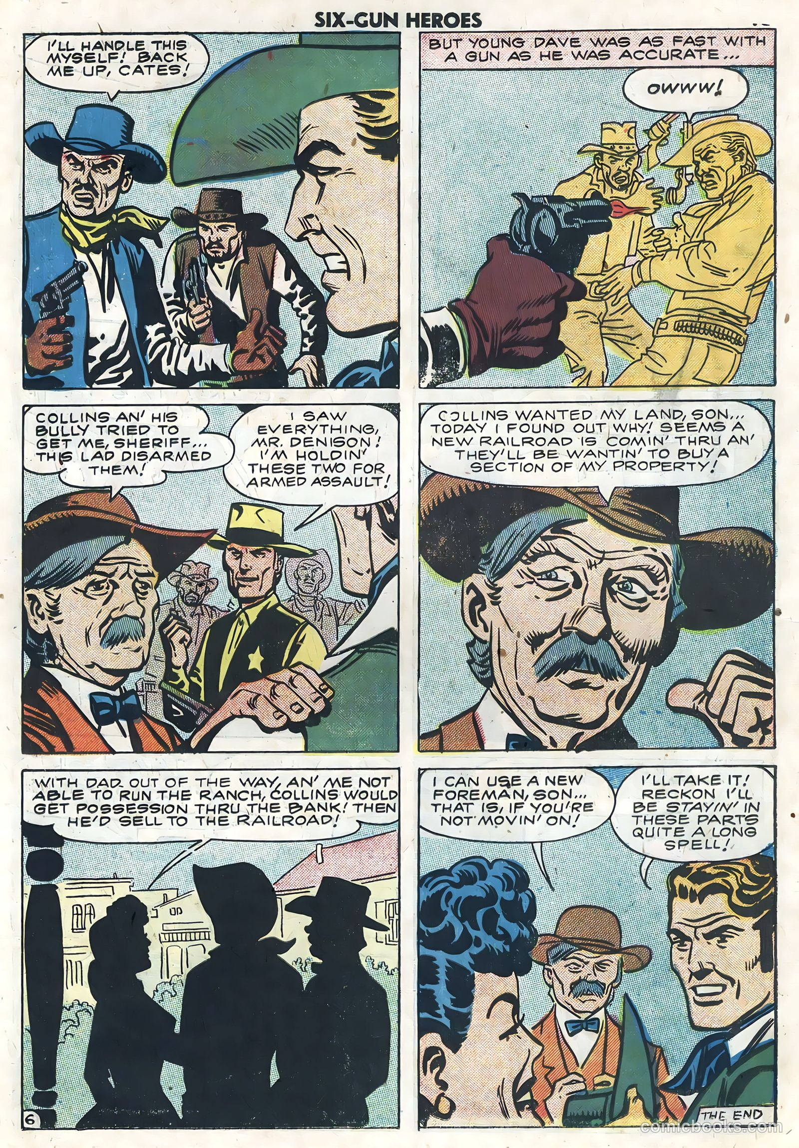 Six-Gun Heroes #45 (1958) — page 18 of 36