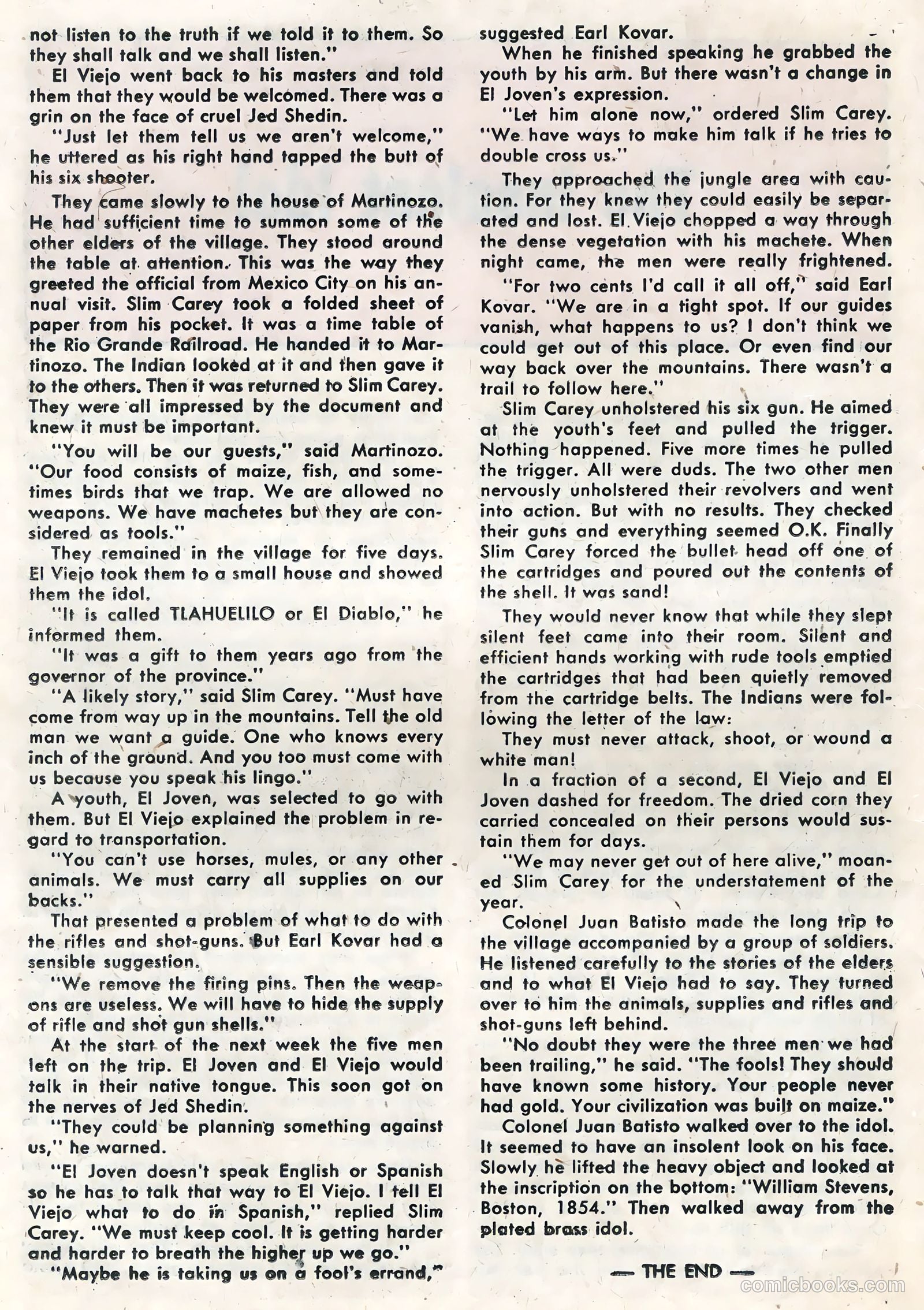 Six-Gun Heroes #45 (1958) — page 20 of 36