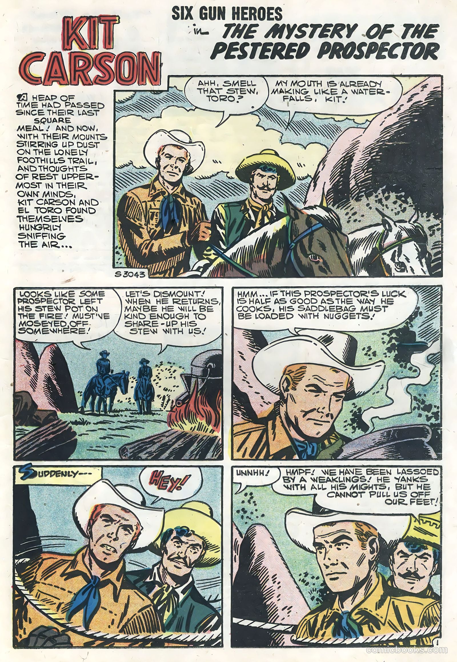 Six-Gun Heroes #45 (1958) — page 21 of 36