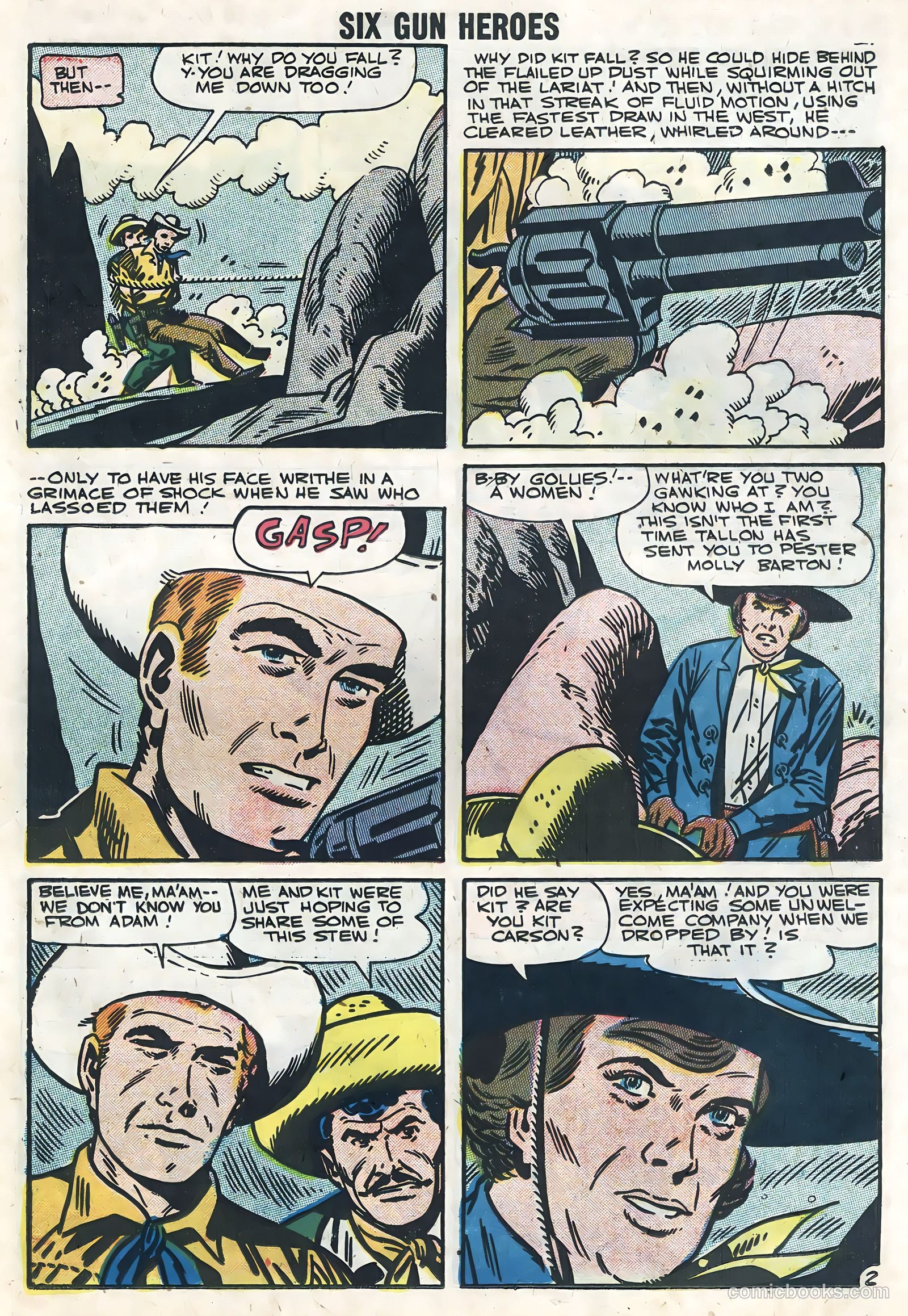 Six-Gun Heroes #45 (1958) — page 23 of 36