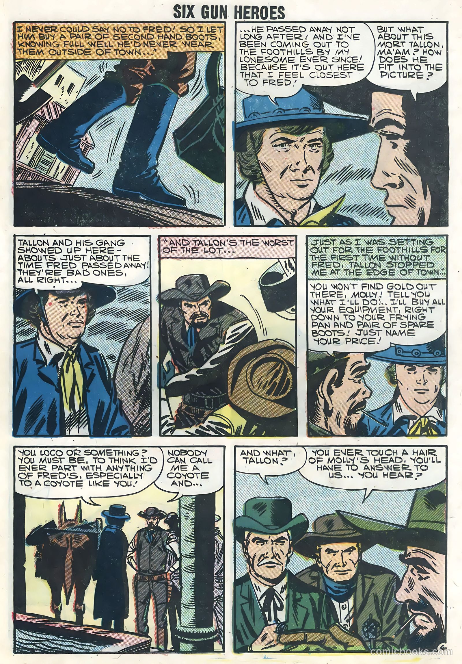 Six-Gun Heroes #45 (1958) — page 25 of 36