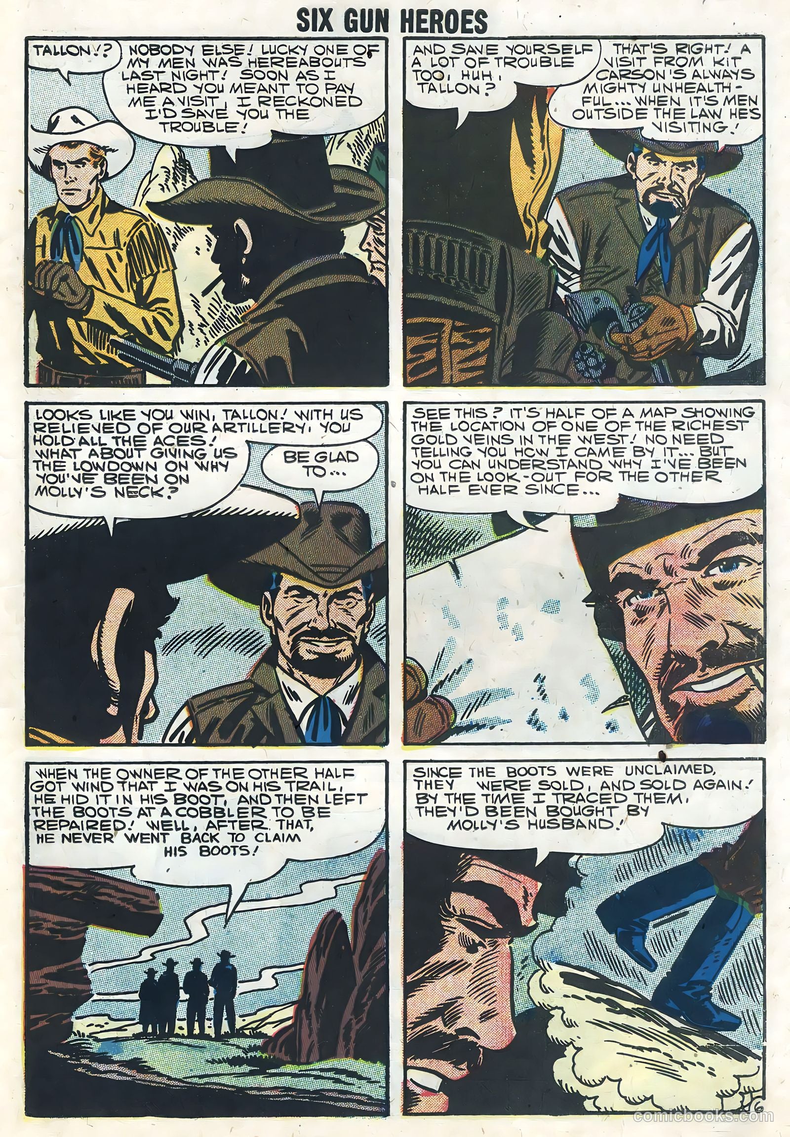Six-Gun Heroes #45 (1958) — page 27 of 36
